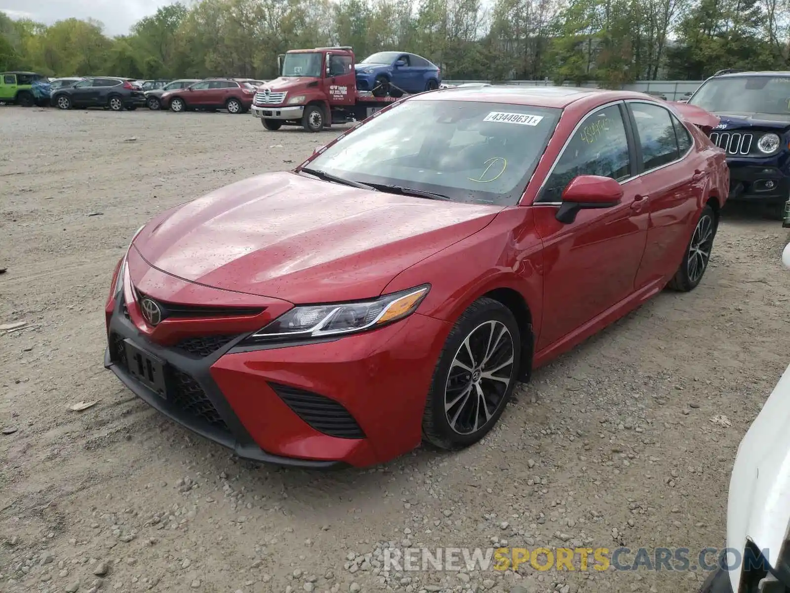 2 Photograph of a damaged car 4T1B11HKXKU217452 TOYOTA CAMRY 2019