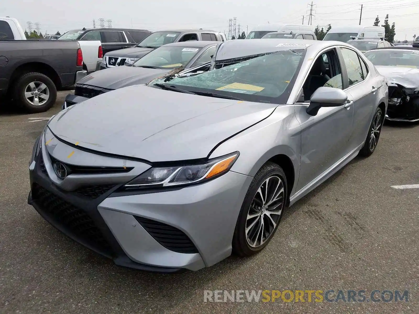 2 Photograph of a damaged car 4T1B11HKXKU219315 TOYOTA CAMRY 2019