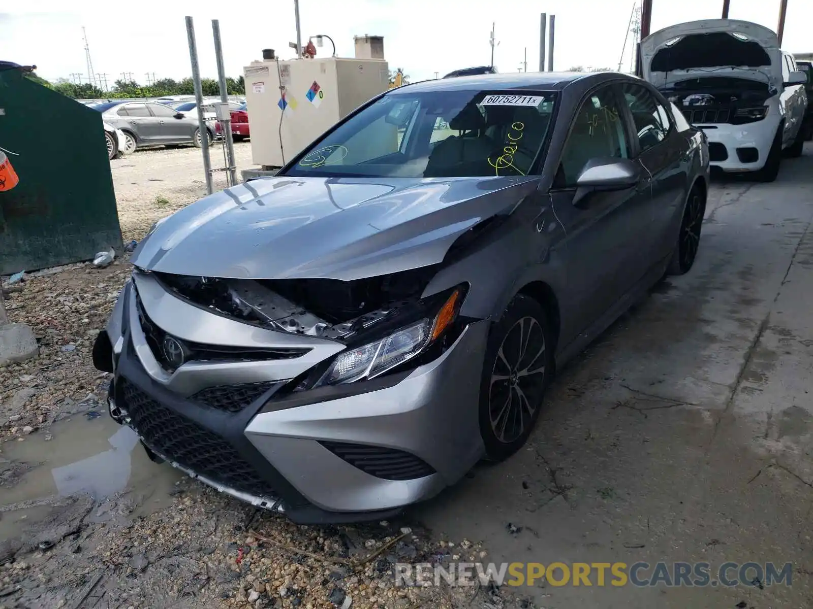 2 Photograph of a damaged car 4T1B11HKXKU219413 TOYOTA CAMRY 2019