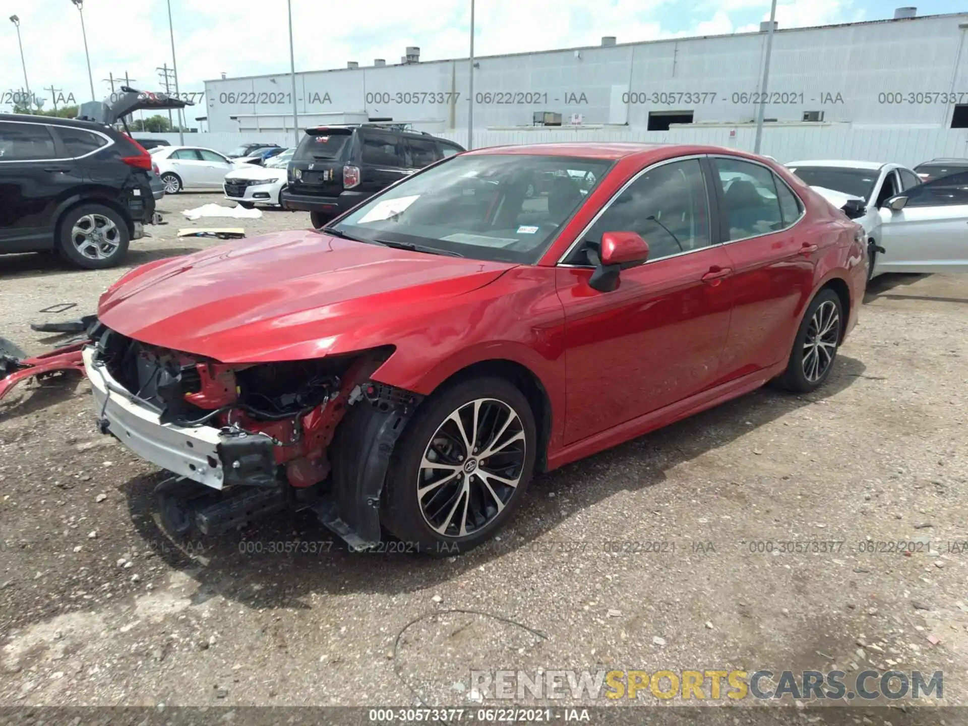 2 Photograph of a damaged car 4T1B11HKXKU219847 TOYOTA CAMRY 2019