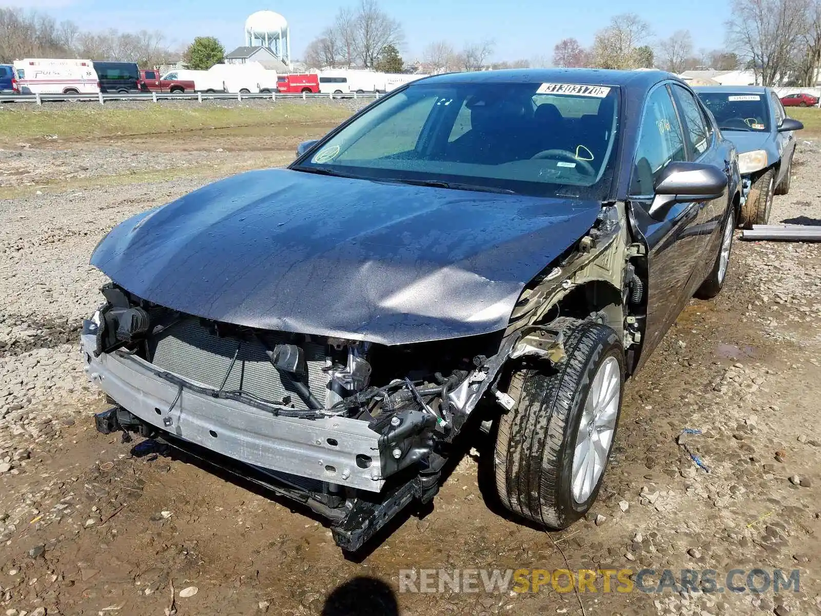 2 Photograph of a damaged car 4T1B11HKXKU219895 TOYOTA CAMRY 2019