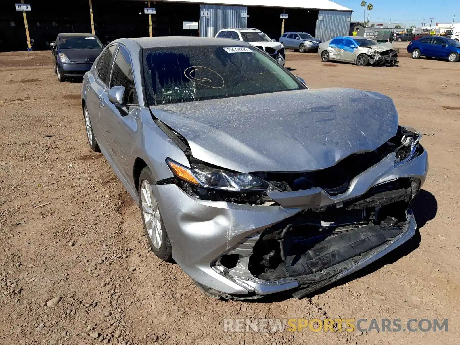 1 Photograph of a damaged car 4T1B11HKXKU220917 TOYOTA CAMRY 2019