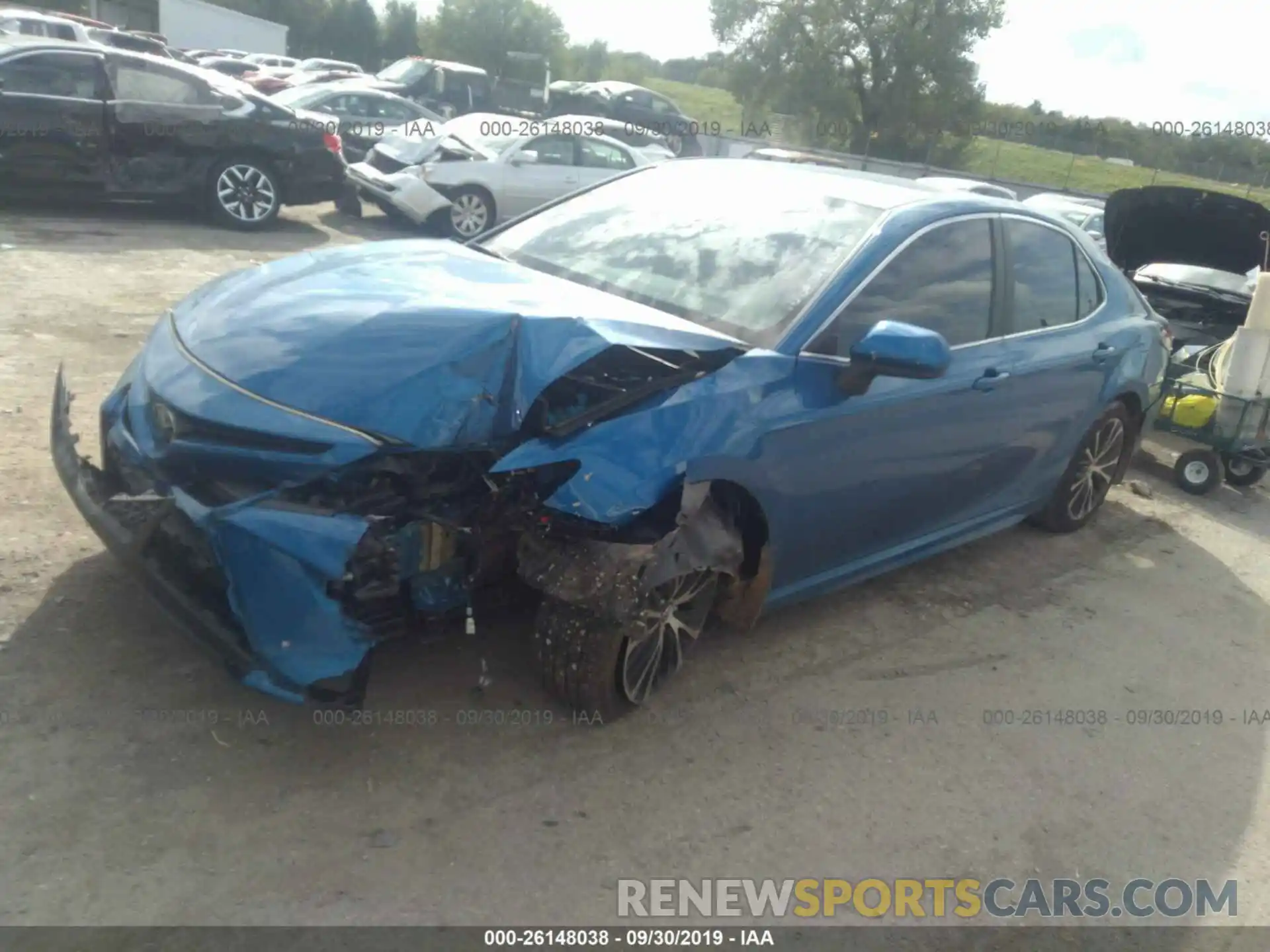 2 Photograph of a damaged car 4T1B11HKXKU221534 TOYOTA CAMRY 2019