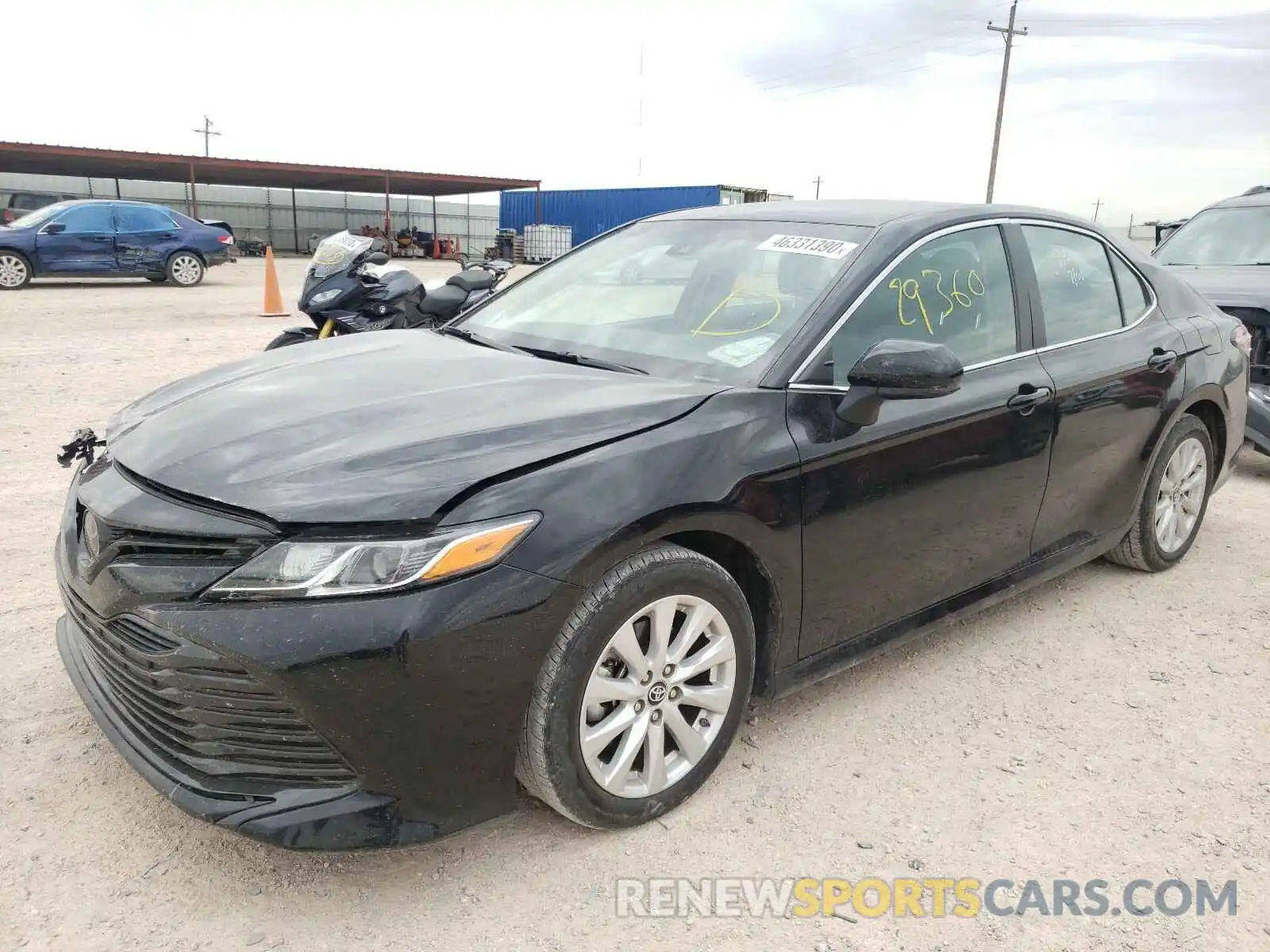 2 Photograph of a damaged car 4T1B11HKXKU222148 TOYOTA CAMRY 2019