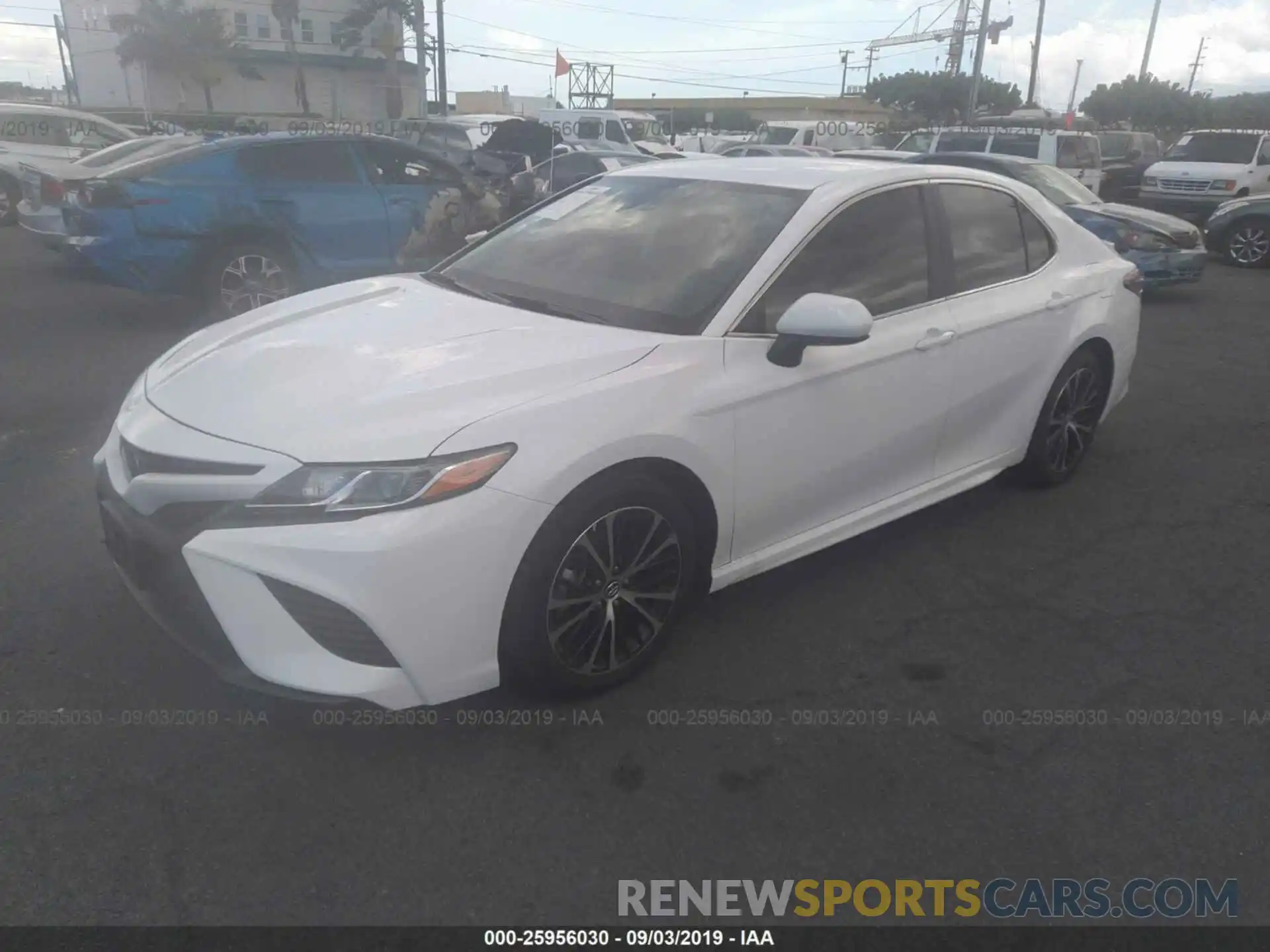 2 Photograph of a damaged car 4T1B11HKXKU223266 TOYOTA CAMRY 2019