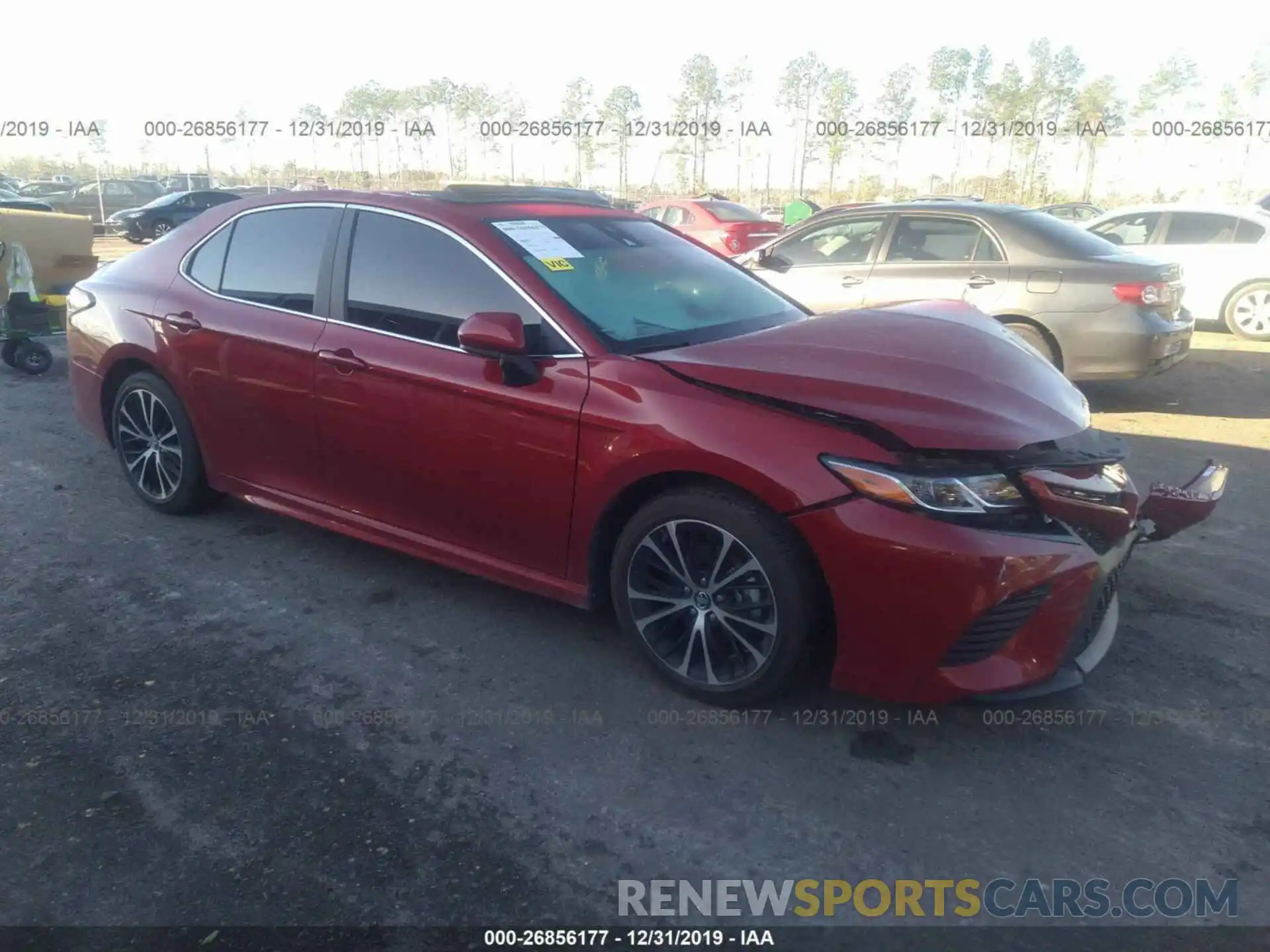 1 Photograph of a damaged car 4T1B11HKXKU224160 TOYOTA CAMRY 2019