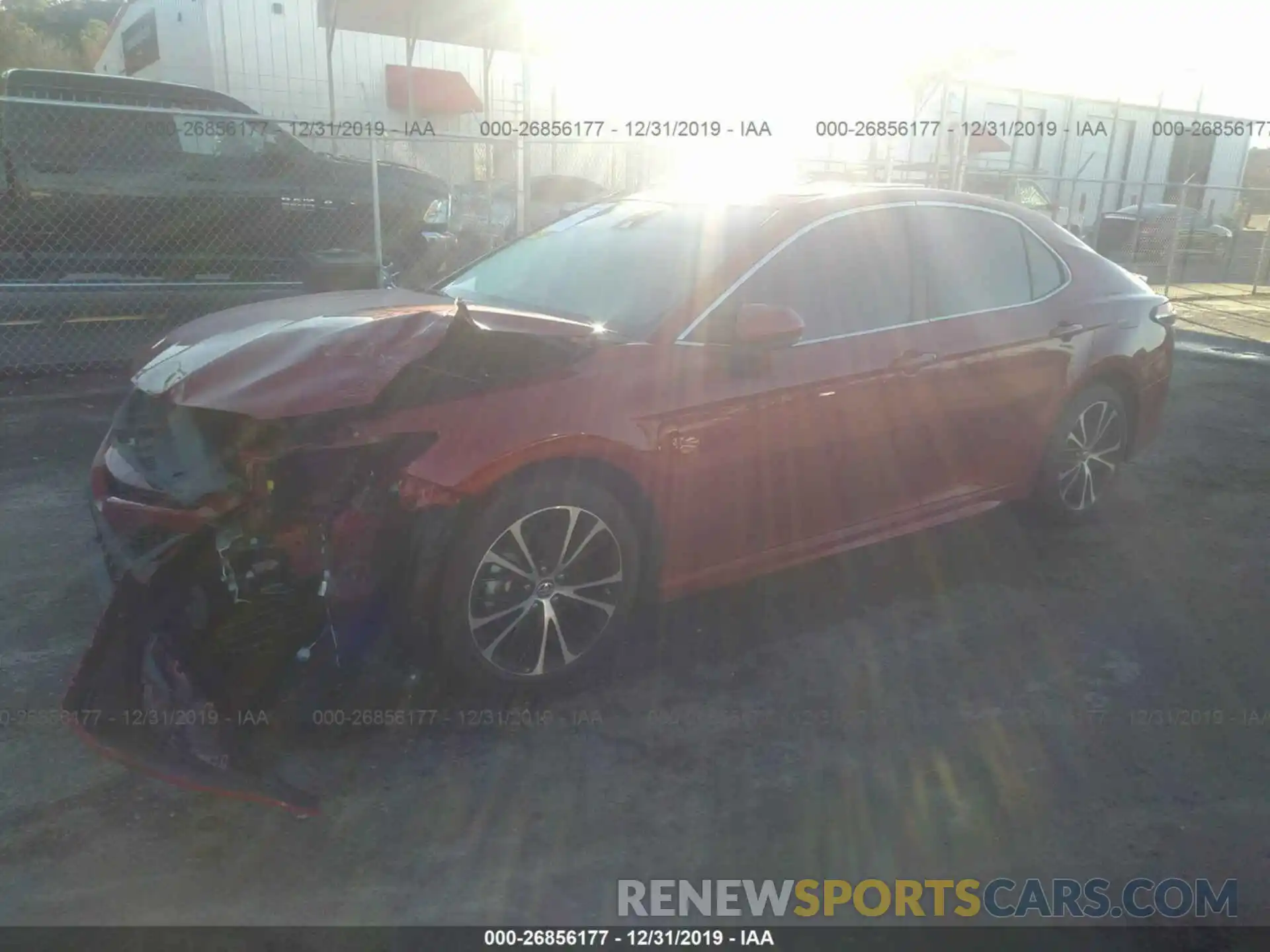 2 Photograph of a damaged car 4T1B11HKXKU224160 TOYOTA CAMRY 2019