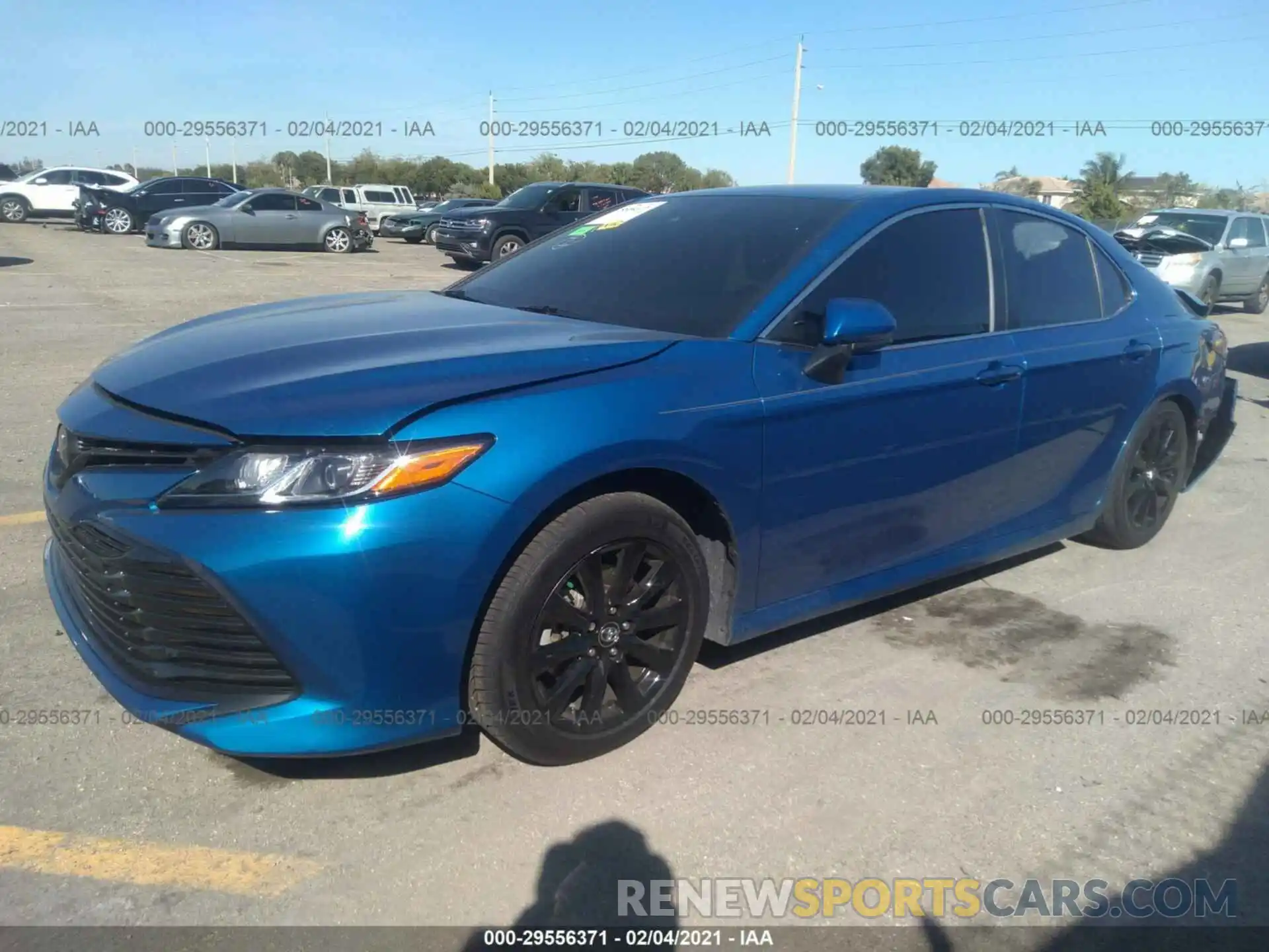 2 Photograph of a damaged car 4T1B11HKXKU224840 TOYOTA CAMRY 2019