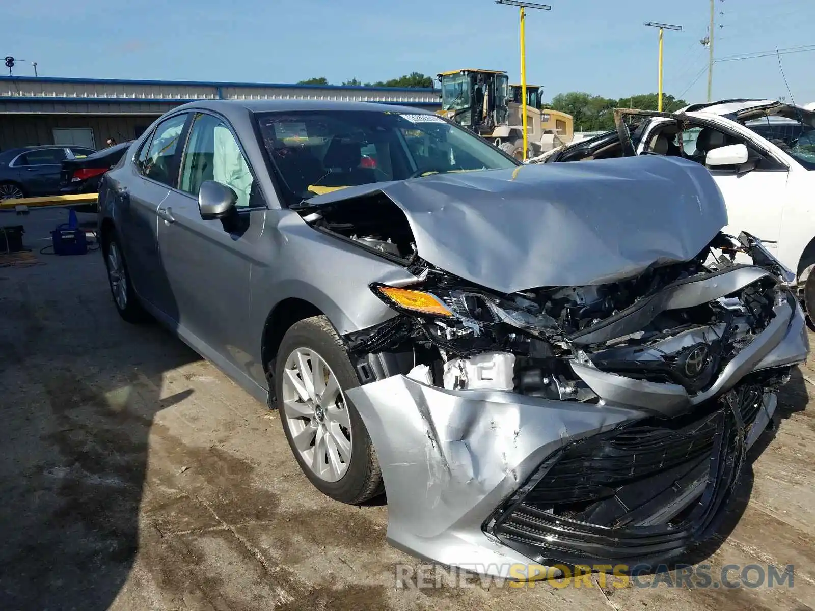 1 Photograph of a damaged car 4T1B11HKXKU227852 TOYOTA CAMRY 2019