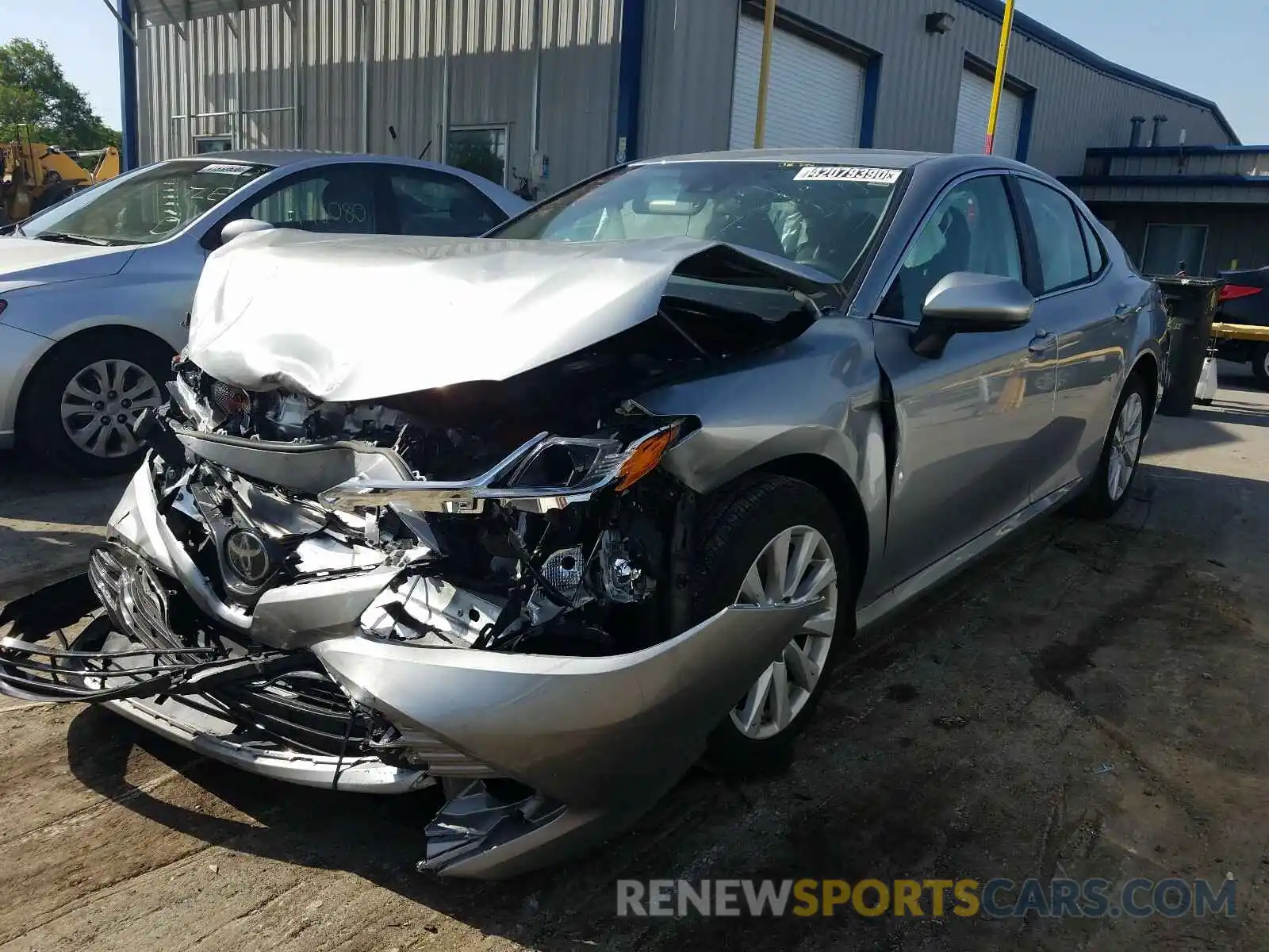 2 Photograph of a damaged car 4T1B11HKXKU227852 TOYOTA CAMRY 2019