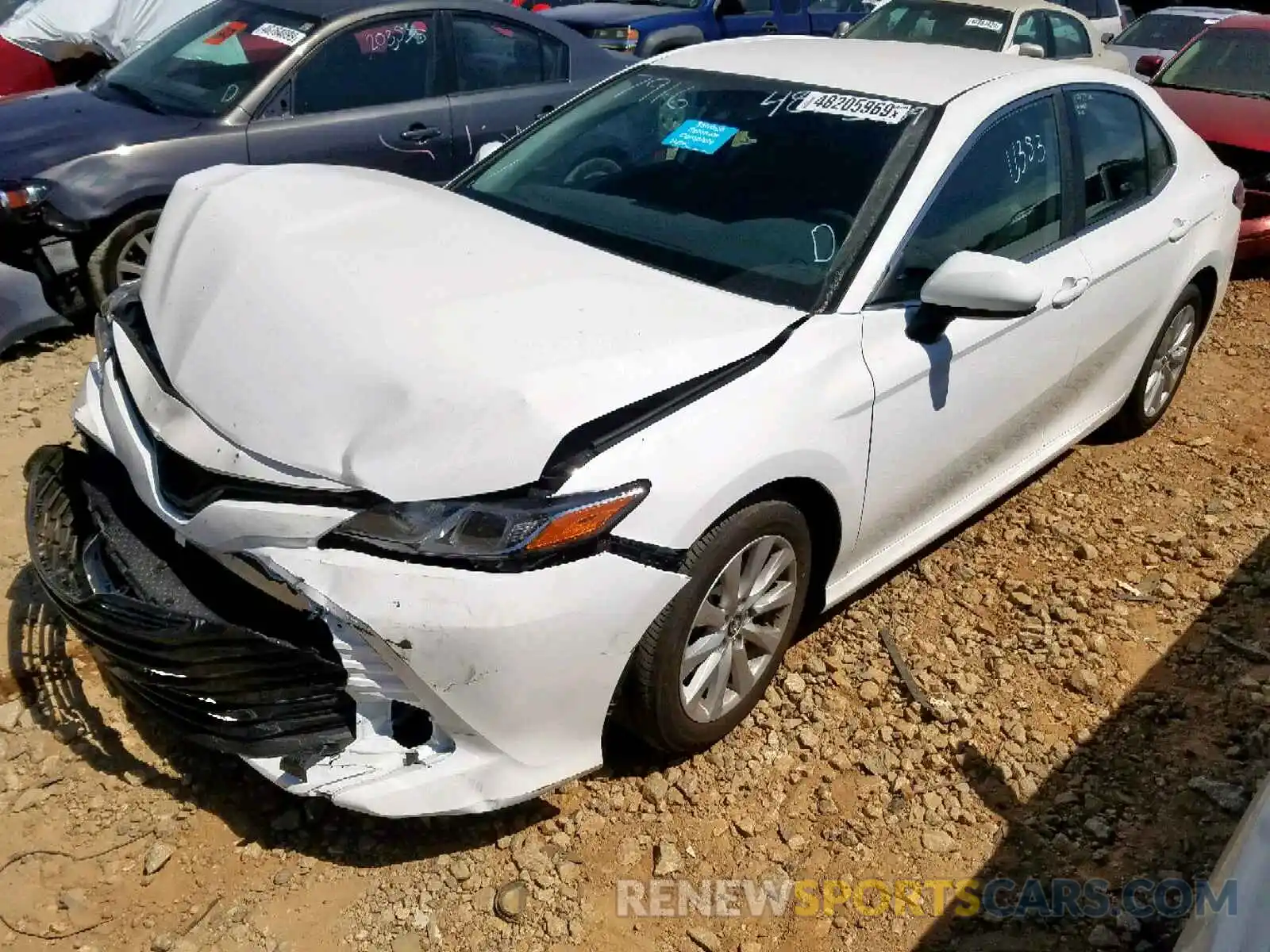 2 Photograph of a damaged car 4T1B11HKXKU227916 TOYOTA CAMRY 2019