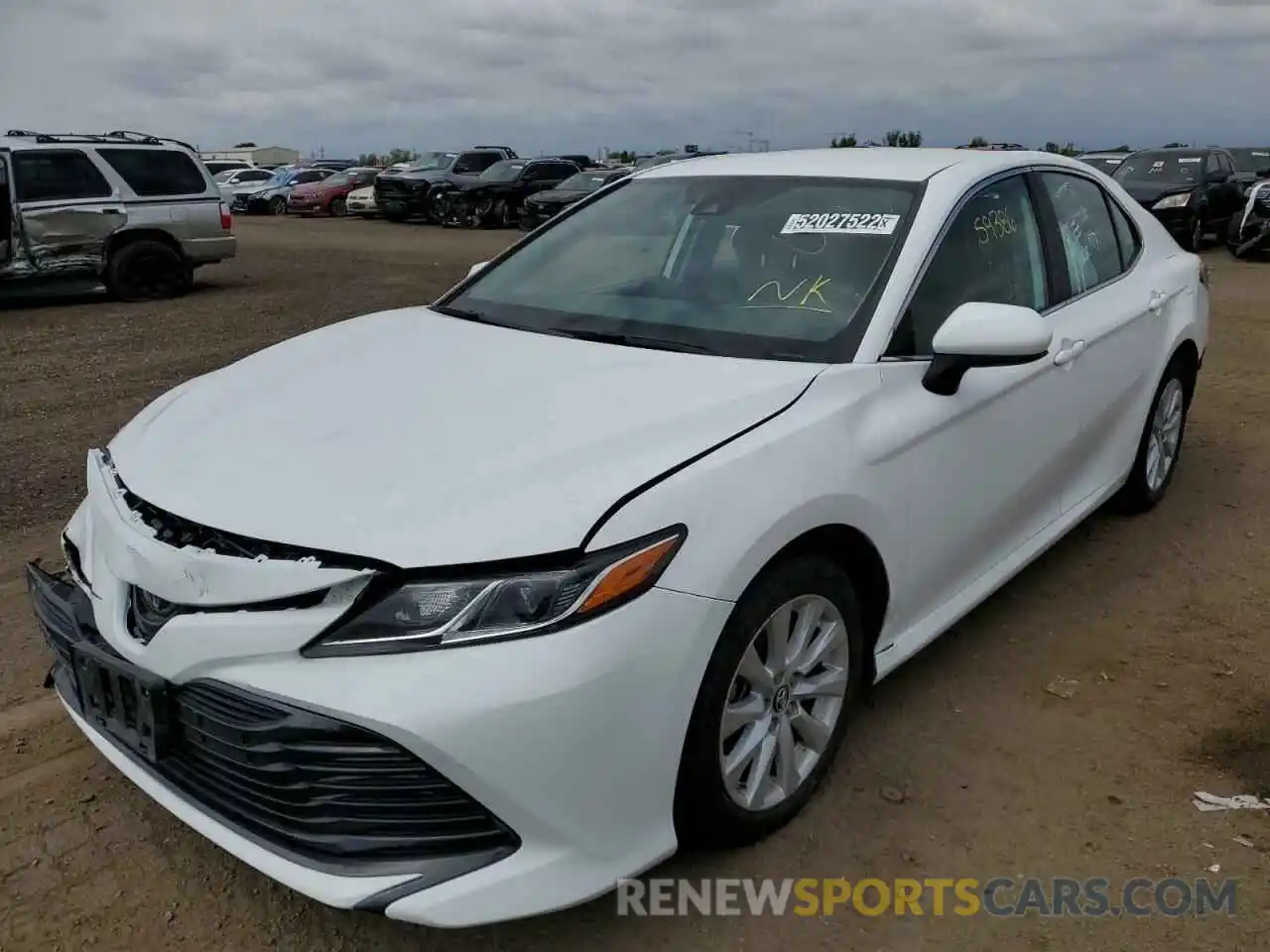 2 Photograph of a damaged car 4T1B11HKXKU228189 TOYOTA CAMRY 2019