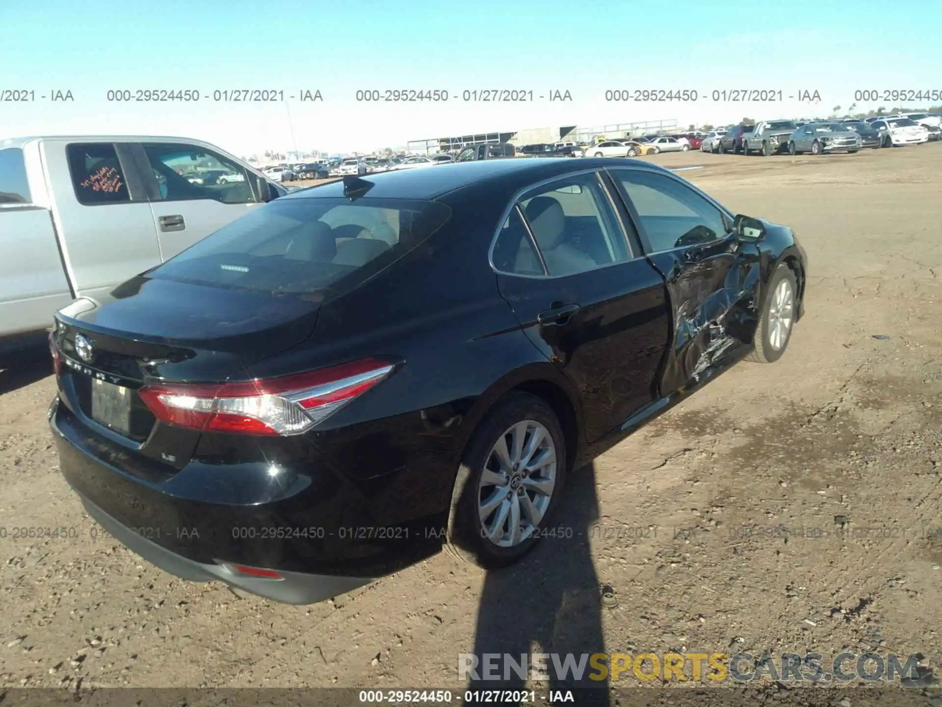 4 Фотография поврежденного автомобиля 4T1B11HKXKU229746 TOYOTA CAMRY 2019