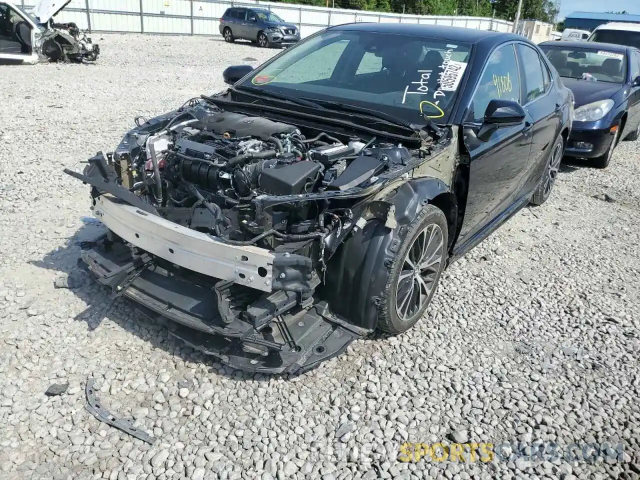 2 Photograph of a damaged car 4T1B11HKXKU230881 TOYOTA CAMRY 2019