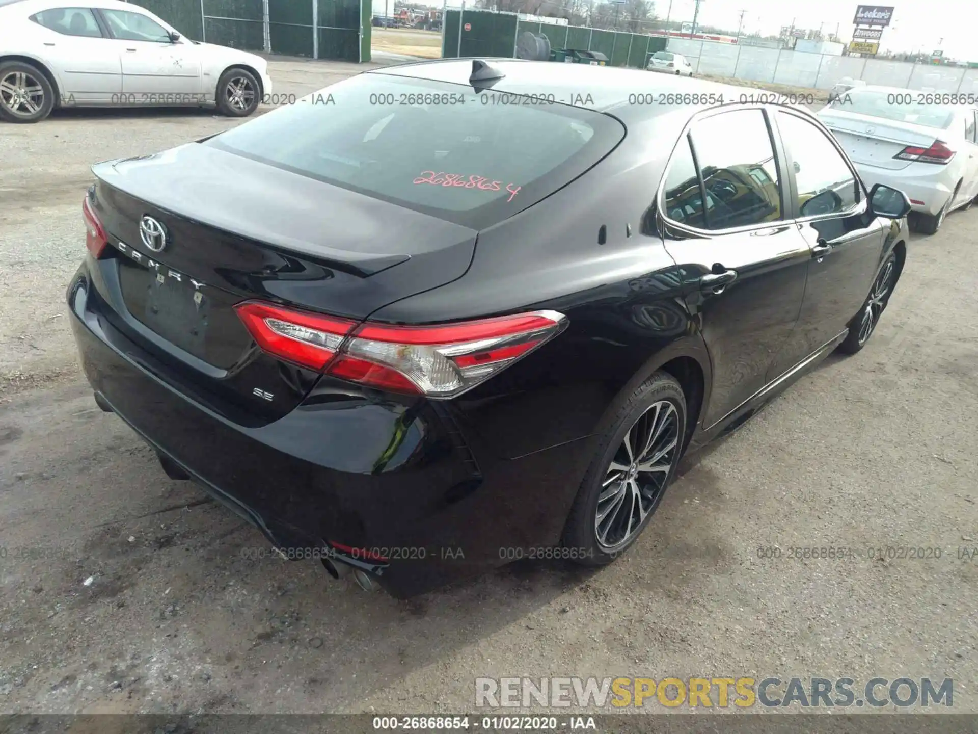 4 Фотография поврежденного автомобиля 4T1B11HKXKU232291 TOYOTA CAMRY 2019