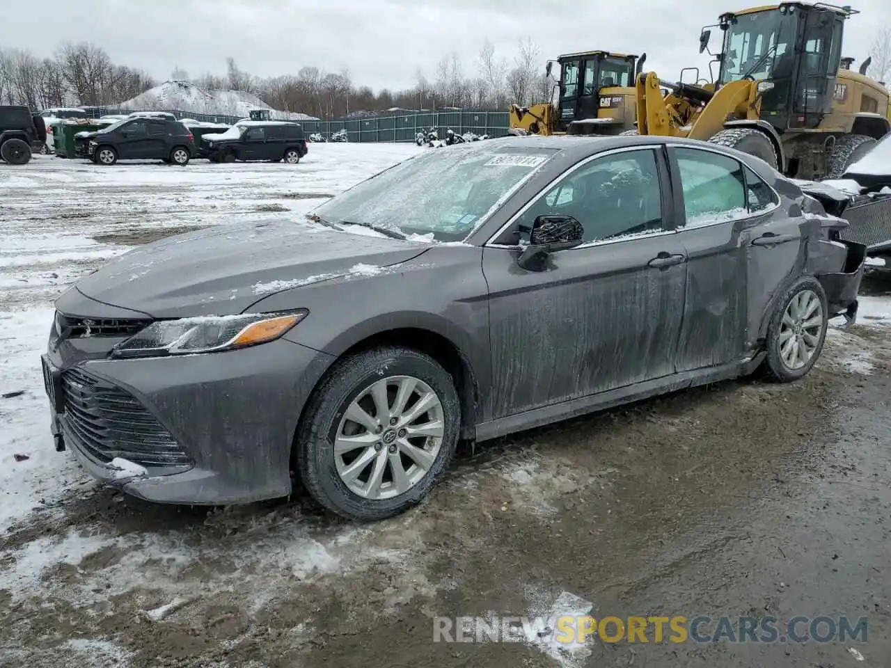 1 Photograph of a damaged car 4T1B11HKXKU235417 TOYOTA CAMRY 2019