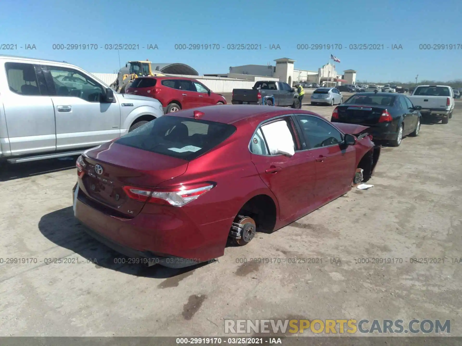 4 Фотография поврежденного автомобиля 4T1B11HKXKU236177 TOYOTA CAMRY 2019