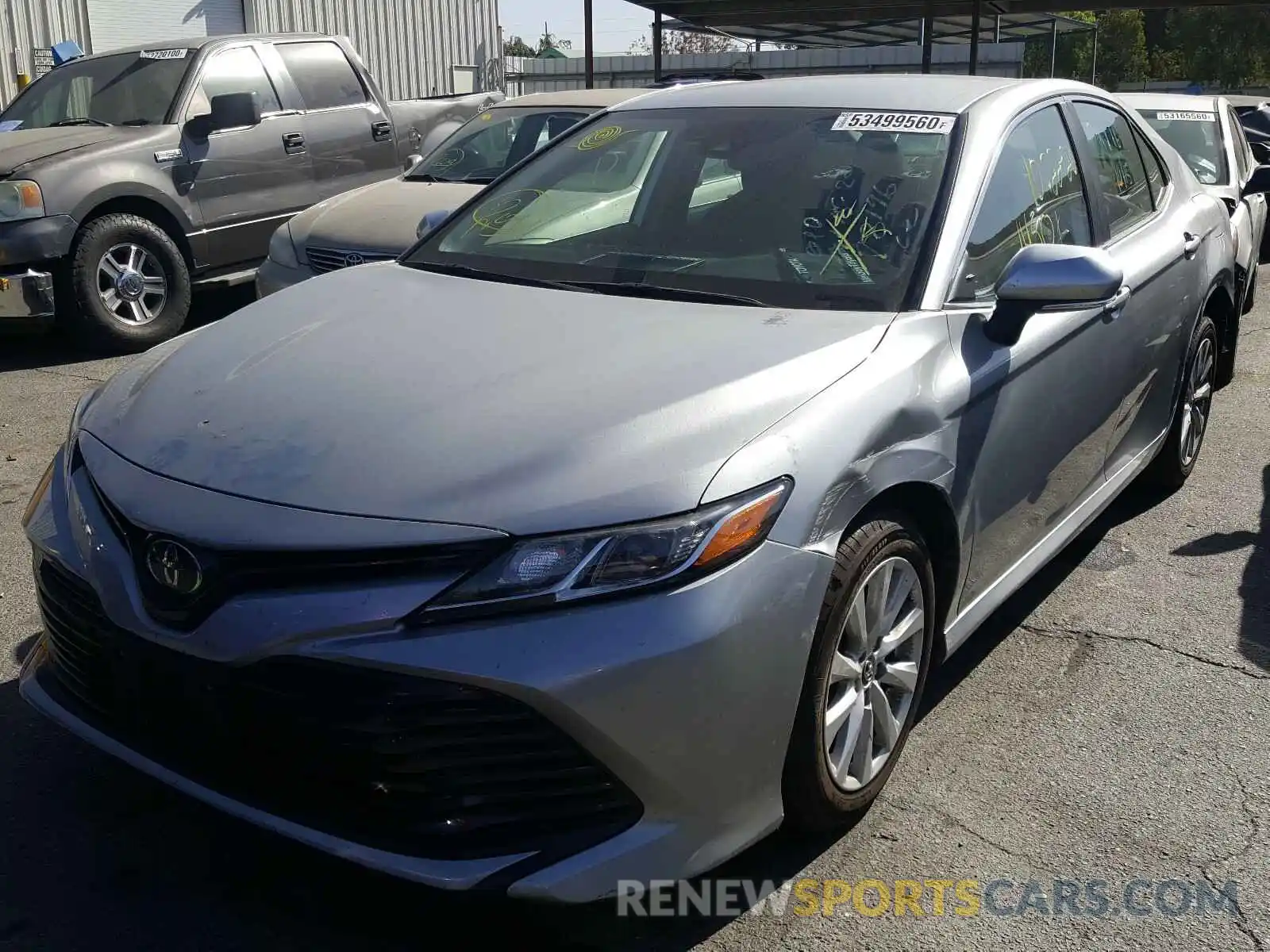 2 Photograph of a damaged car 4T1B11HKXKU236759 TOYOTA CAMRY 2019