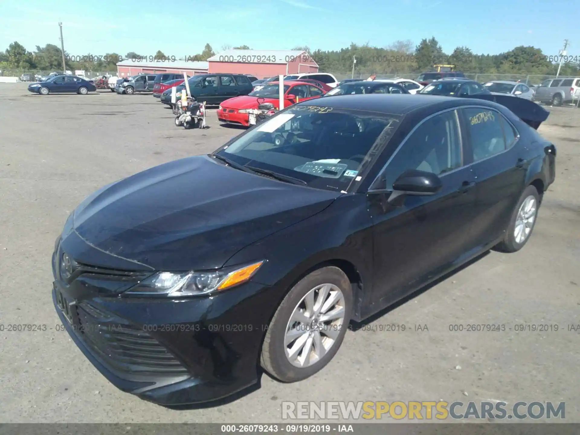 2 Photograph of a damaged car 4T1B11HKXKU237023 TOYOTA CAMRY 2019