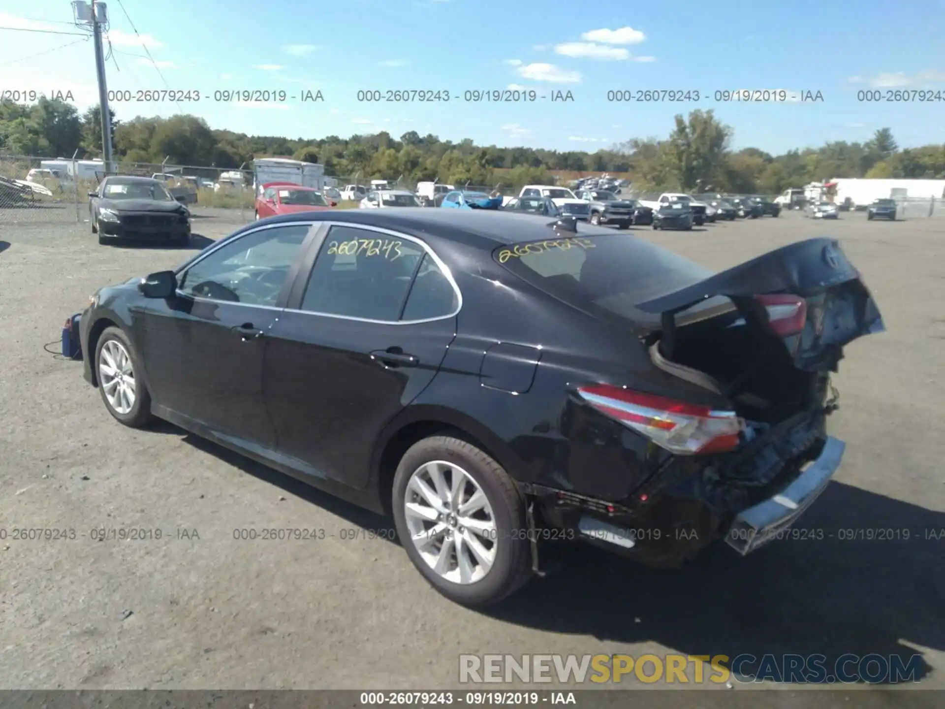 3 Photograph of a damaged car 4T1B11HKXKU237023 TOYOTA CAMRY 2019