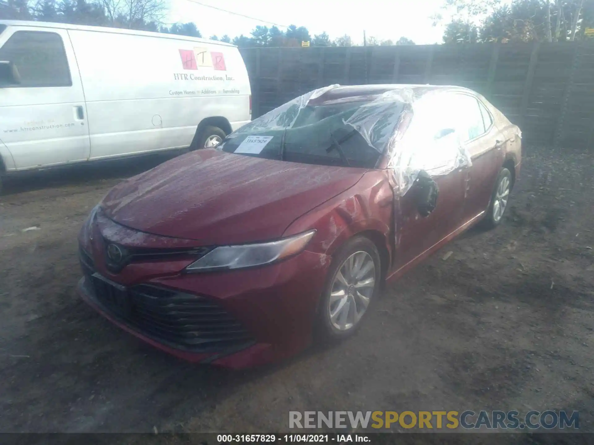 2 Photograph of a damaged car 4T1B11HKXKU241413 TOYOTA CAMRY 2019