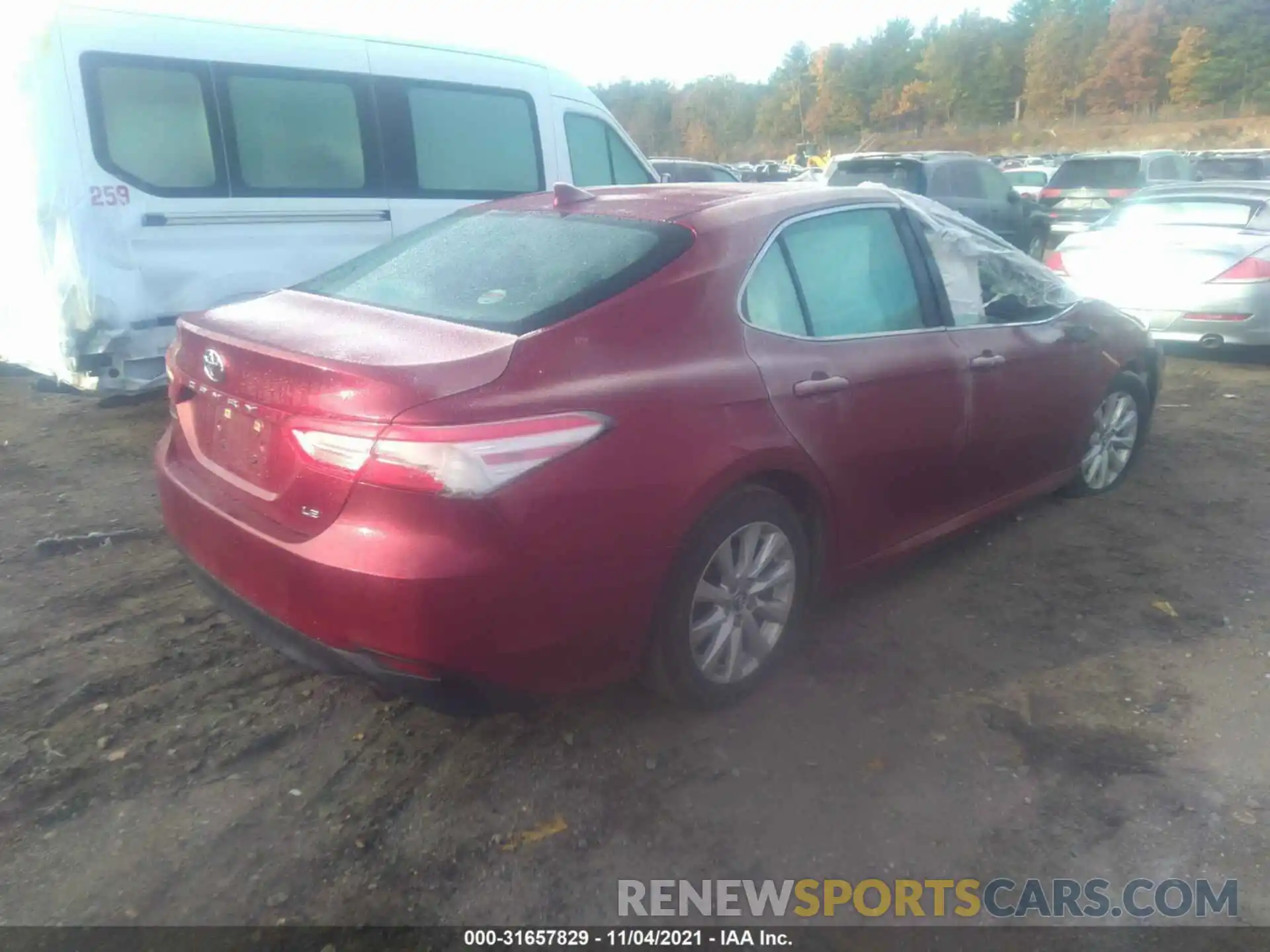 4 Photograph of a damaged car 4T1B11HKXKU241413 TOYOTA CAMRY 2019