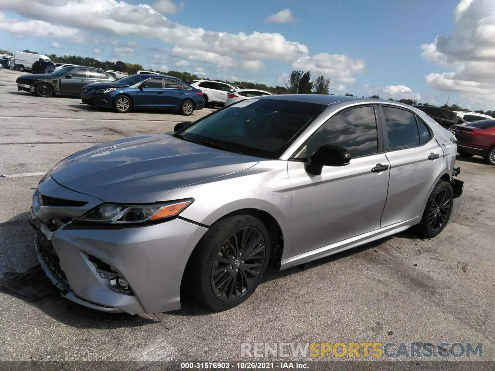 2 Photograph of a damaged car 4T1B11HKXKU241542 TOYOTA CAMRY 2019