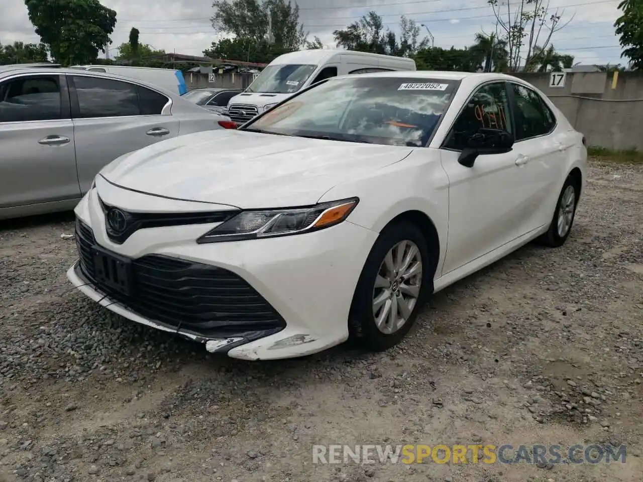 2 Photograph of a damaged car 4T1B11HKXKU241699 TOYOTA CAMRY 2019