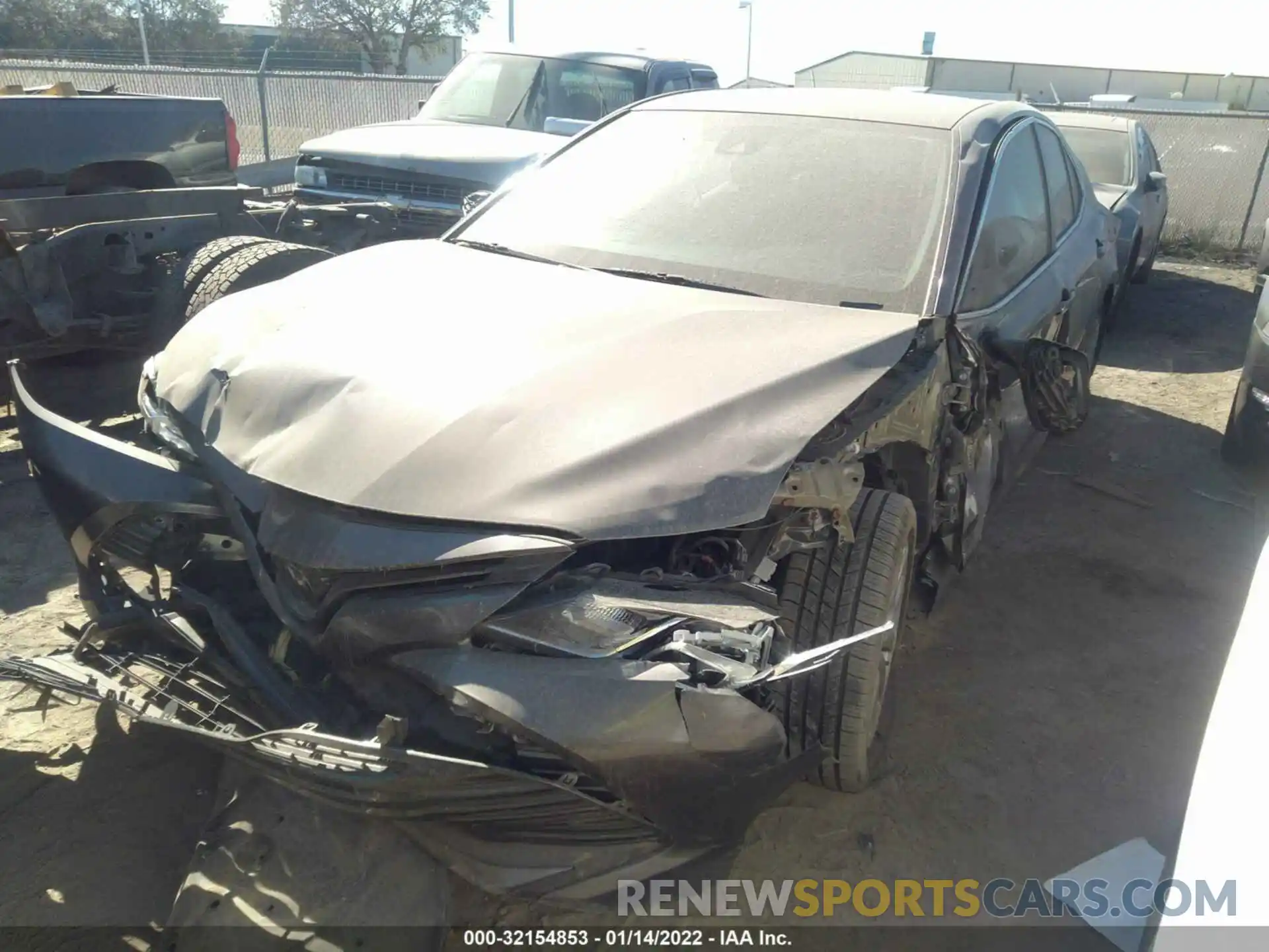 2 Photograph of a damaged car 4T1B11HKXKU244845 TOYOTA CAMRY 2019