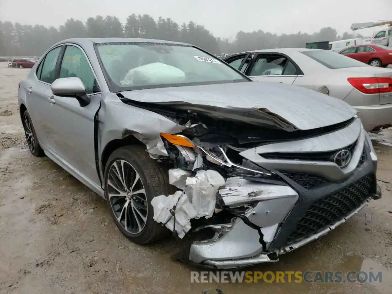 1 Photograph of a damaged car 4T1B11HKXKU244926 TOYOTA CAMRY 2019