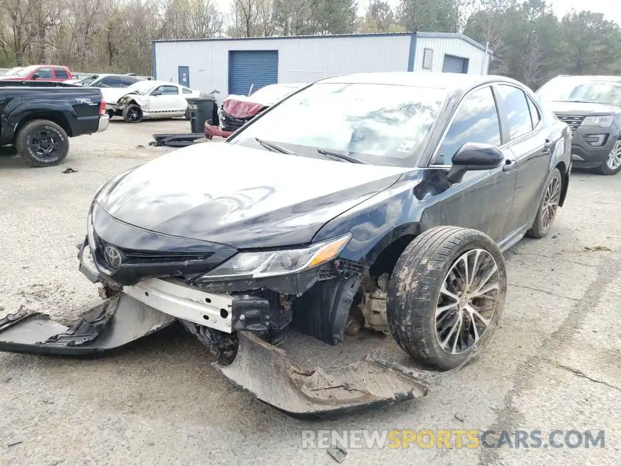 2 Photograph of a damaged car 4T1B11HKXKU247809 TOYOTA CAMRY 2019