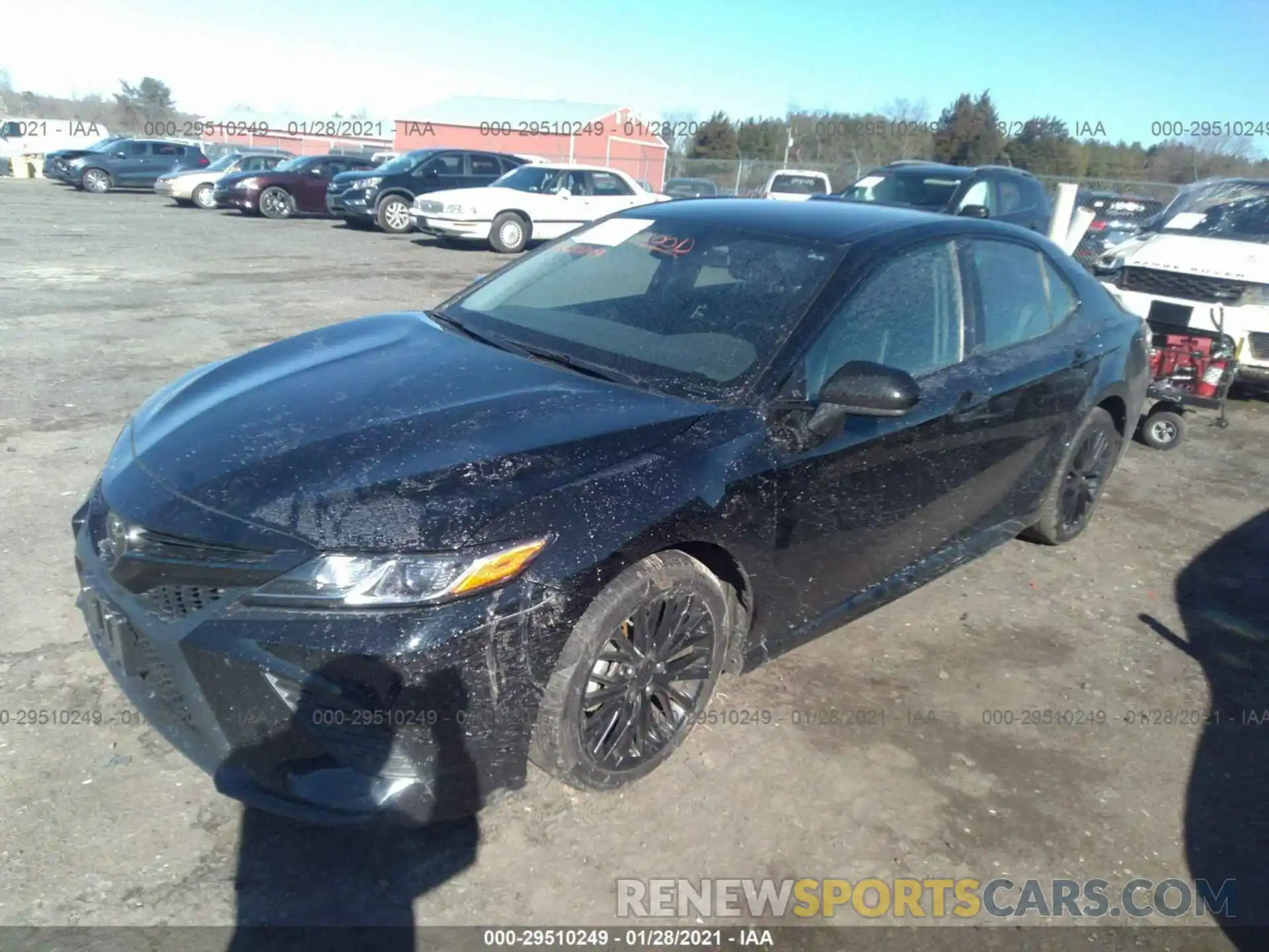 2 Photograph of a damaged car 4T1B11HKXKU248359 TOYOTA CAMRY 2019