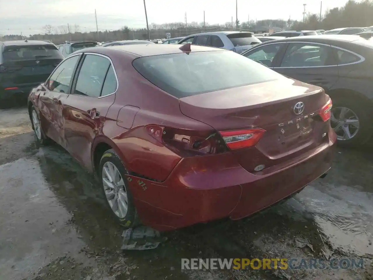 3 Photograph of a damaged car 4T1B11HKXKU248605 TOYOTA CAMRY 2019