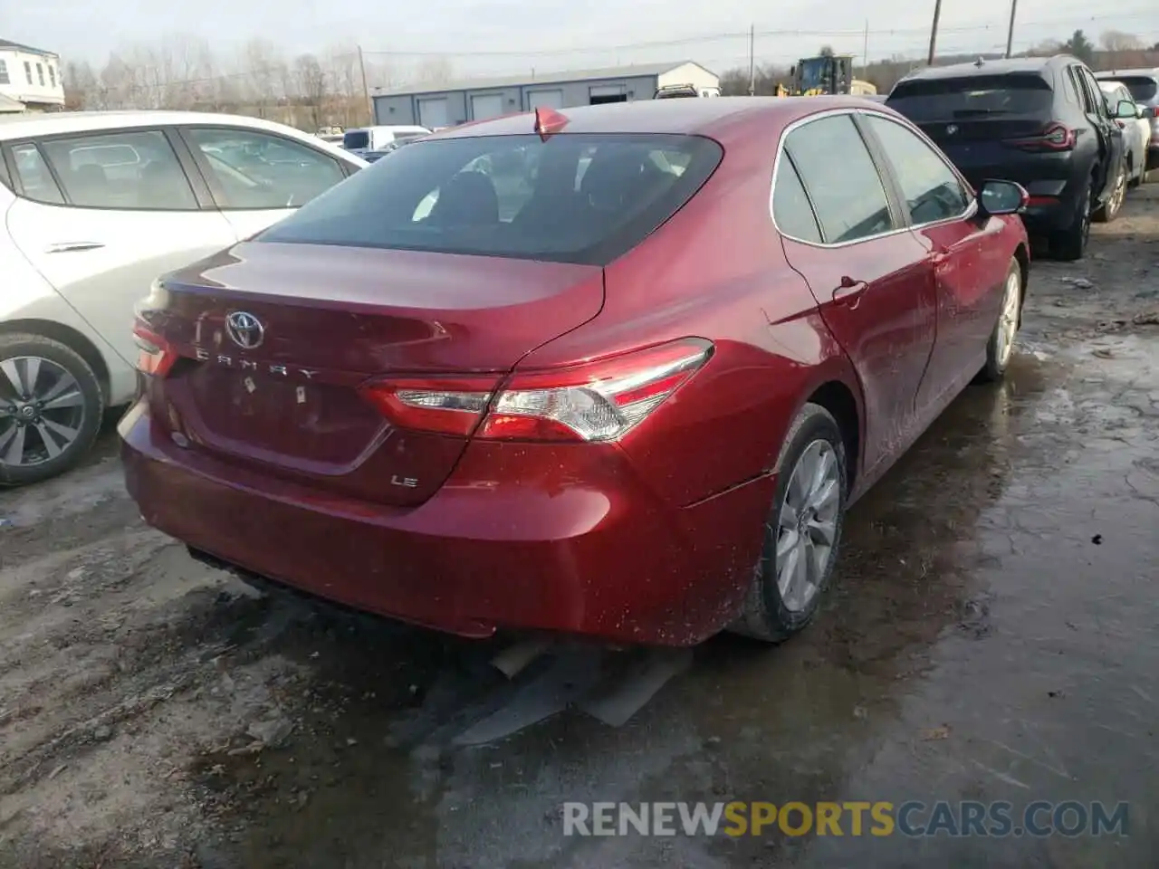 4 Фотография поврежденного автомобиля 4T1B11HKXKU248605 TOYOTA CAMRY 2019