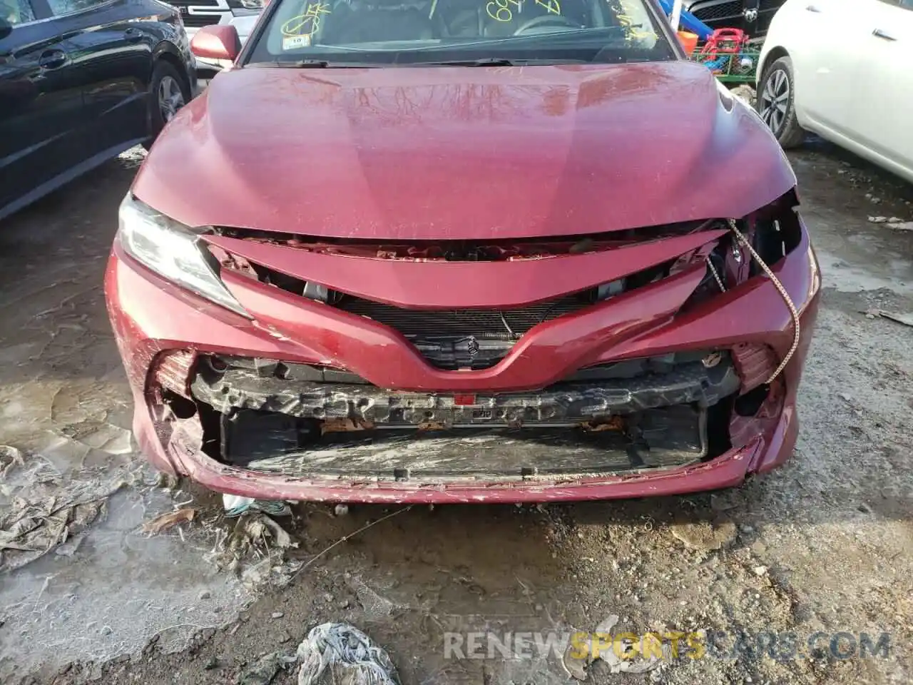 9 Photograph of a damaged car 4T1B11HKXKU248605 TOYOTA CAMRY 2019