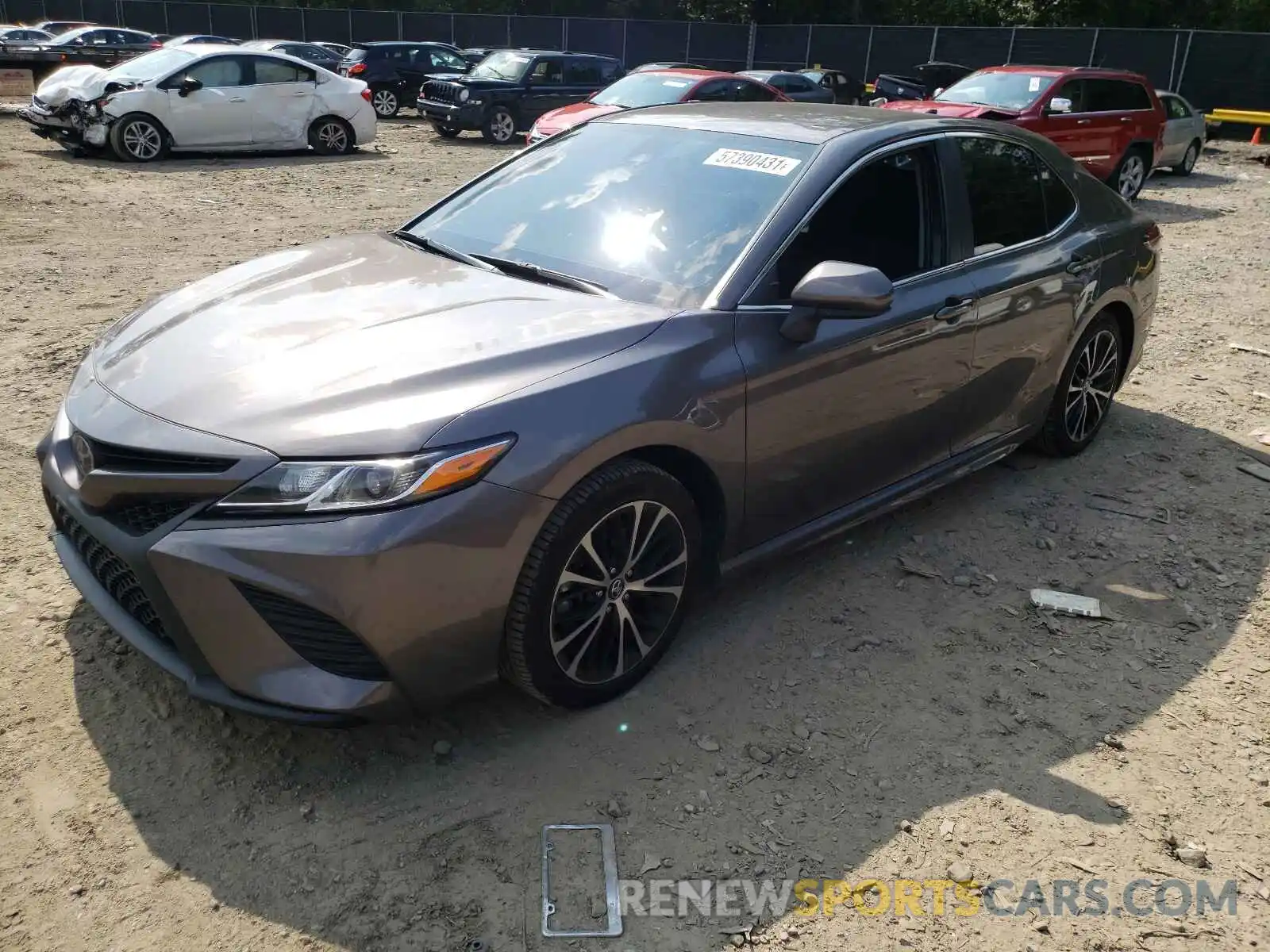 2 Photograph of a damaged car 4T1B11HKXKU249754 TOYOTA CAMRY 2019