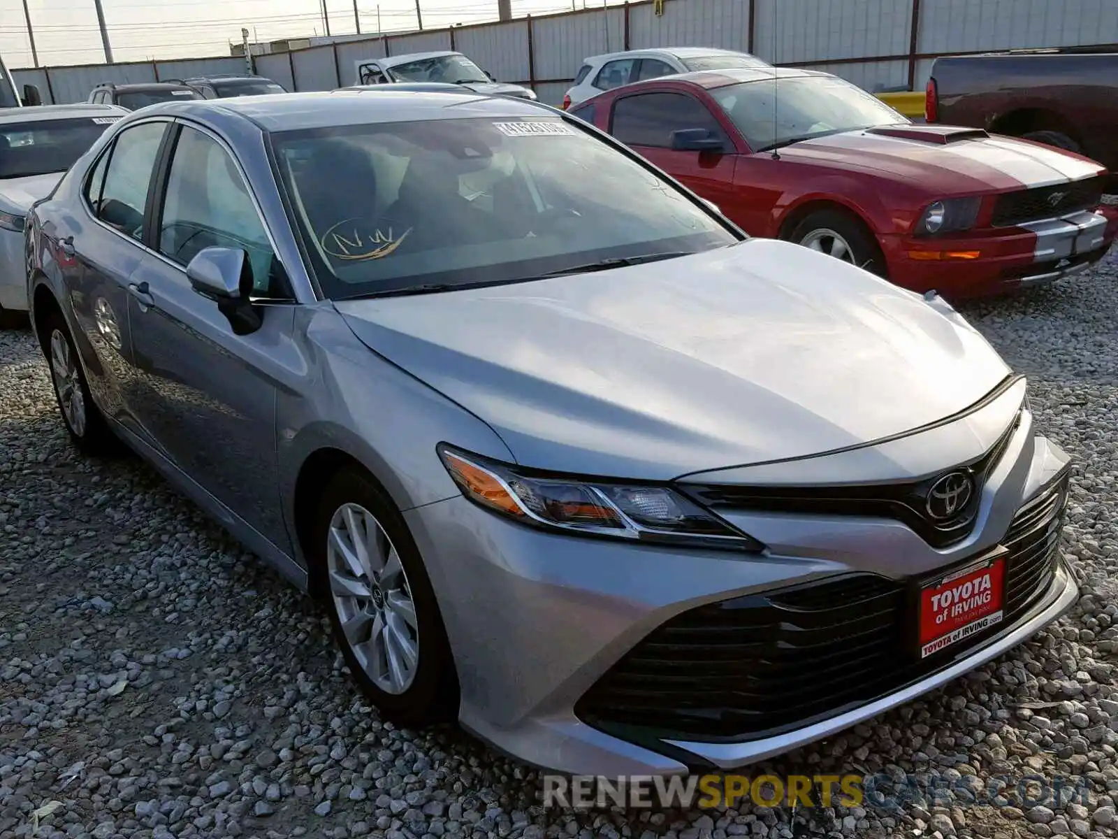 1 Photograph of a damaged car 4T1B11HKXKU254842 TOYOTA CAMRY 2019