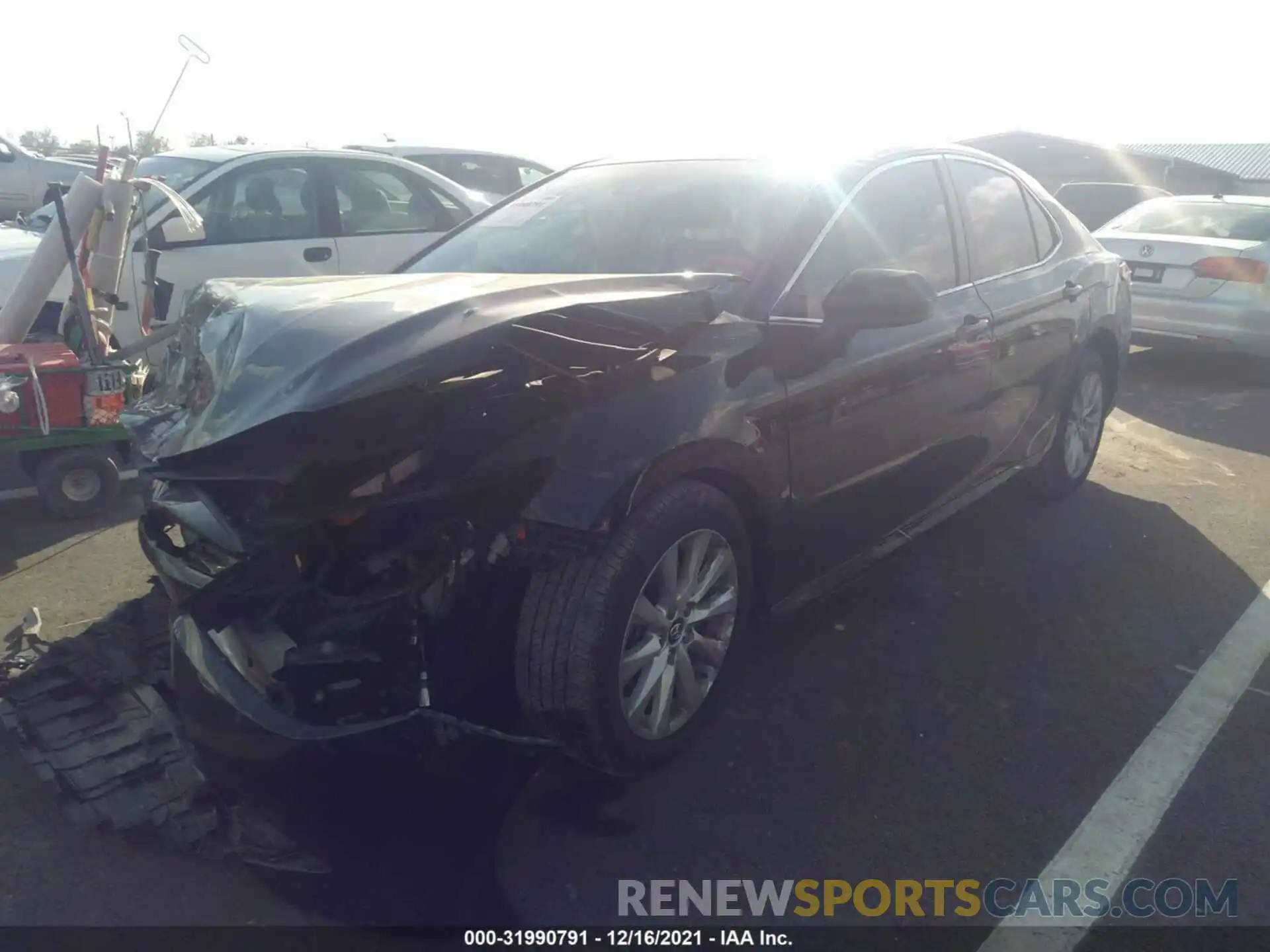 2 Photograph of a damaged car 4T1B11HKXKU254985 TOYOTA CAMRY 2019