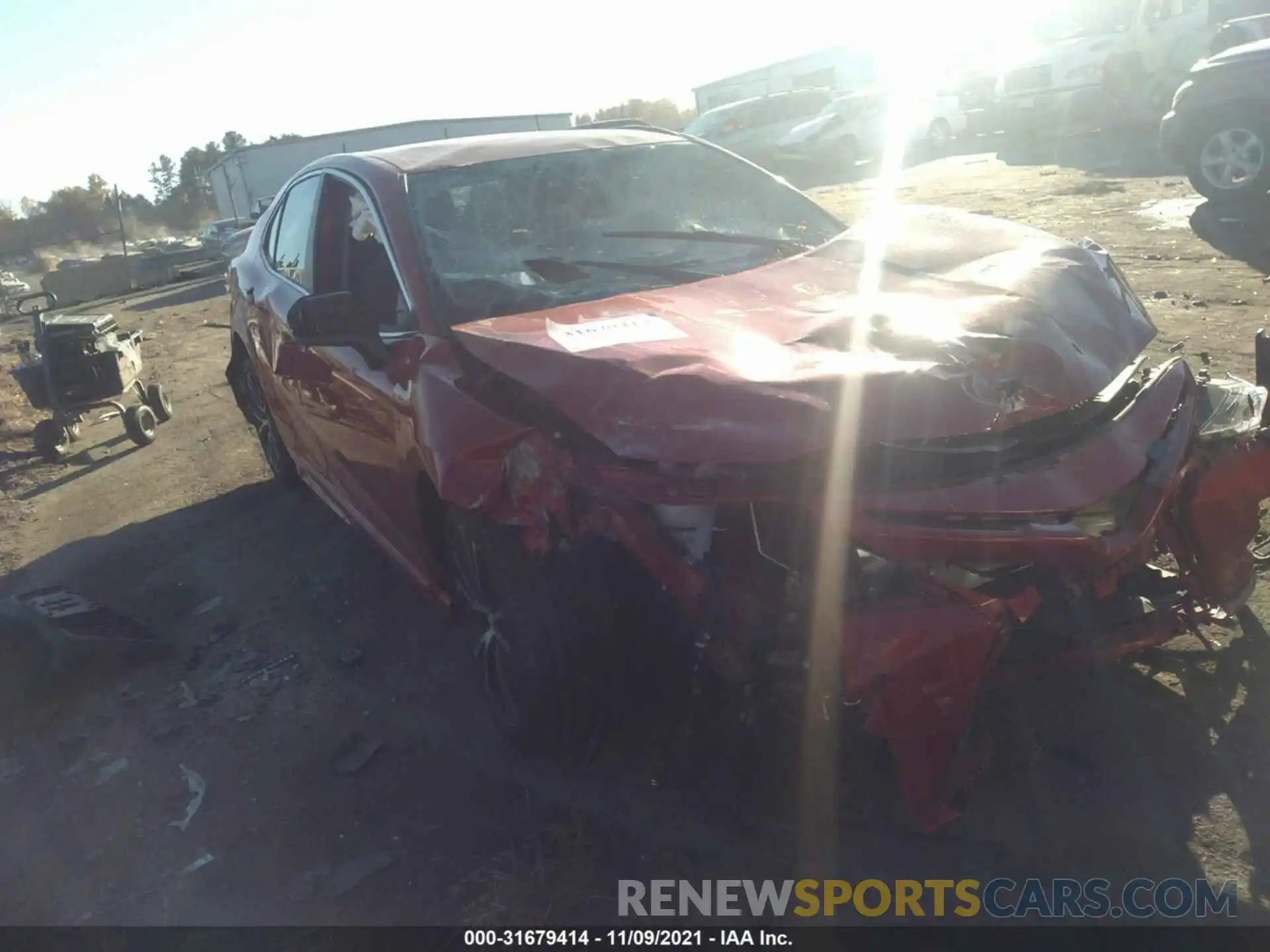 1 Photograph of a damaged car 4T1B11HKXKU255960 TOYOTA CAMRY 2019