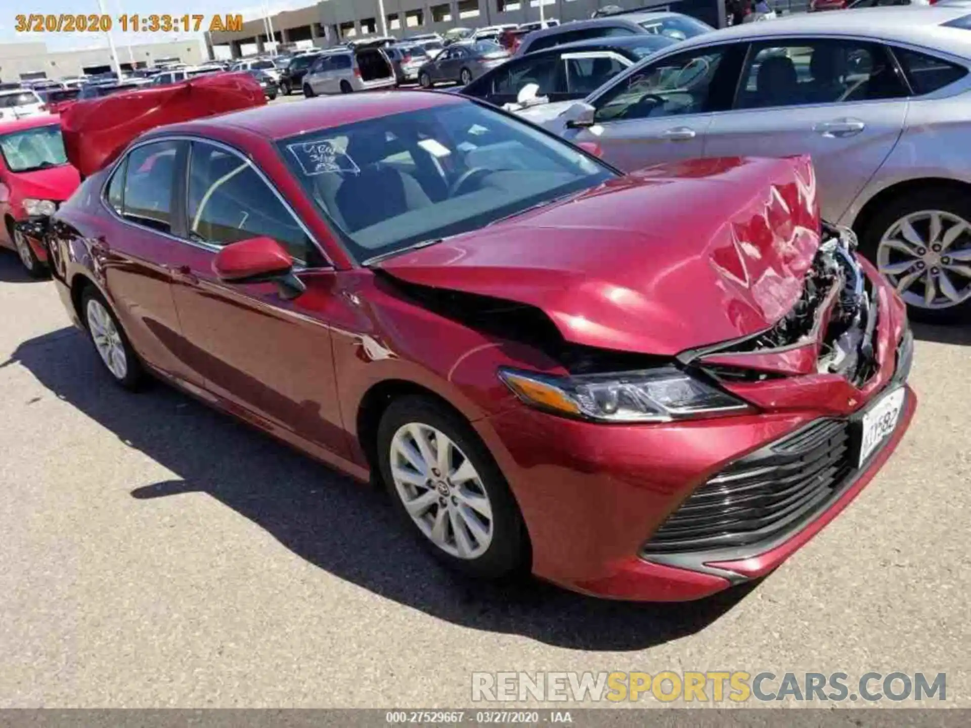 12 Photograph of a damaged car 4T1B11HKXKU257627 TOYOTA CAMRY 2019