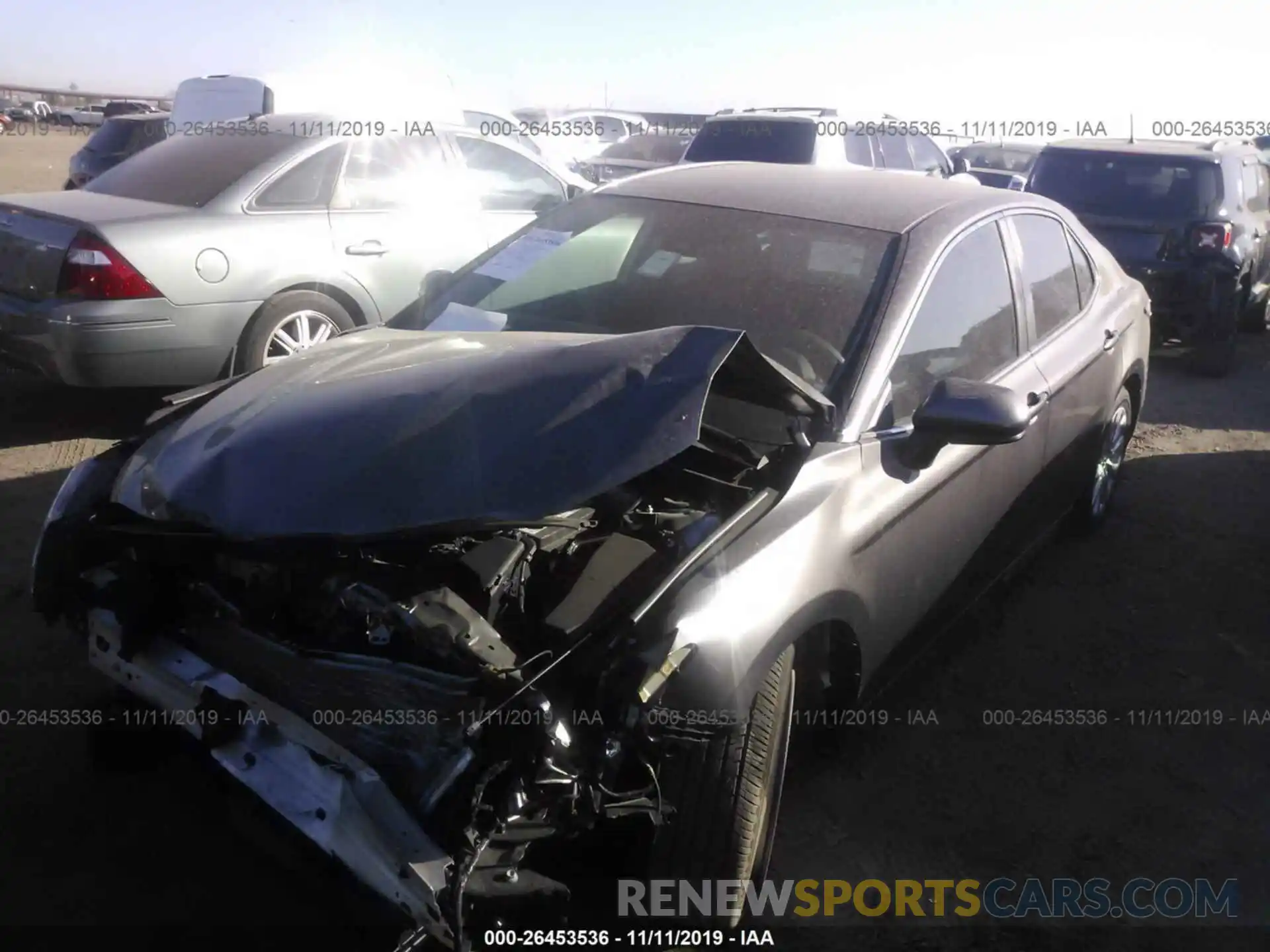 2 Photograph of a damaged car 4T1B11HKXKU258812 TOYOTA CAMRY 2019