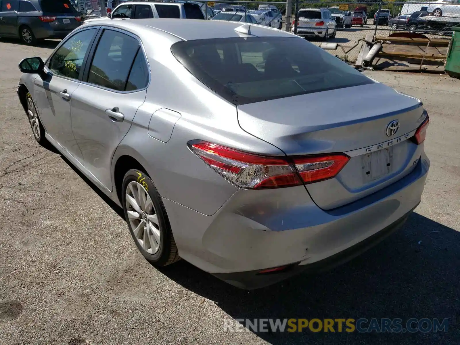 3 Photograph of a damaged car 4T1B11HKXKU261791 TOYOTA CAMRY 2019