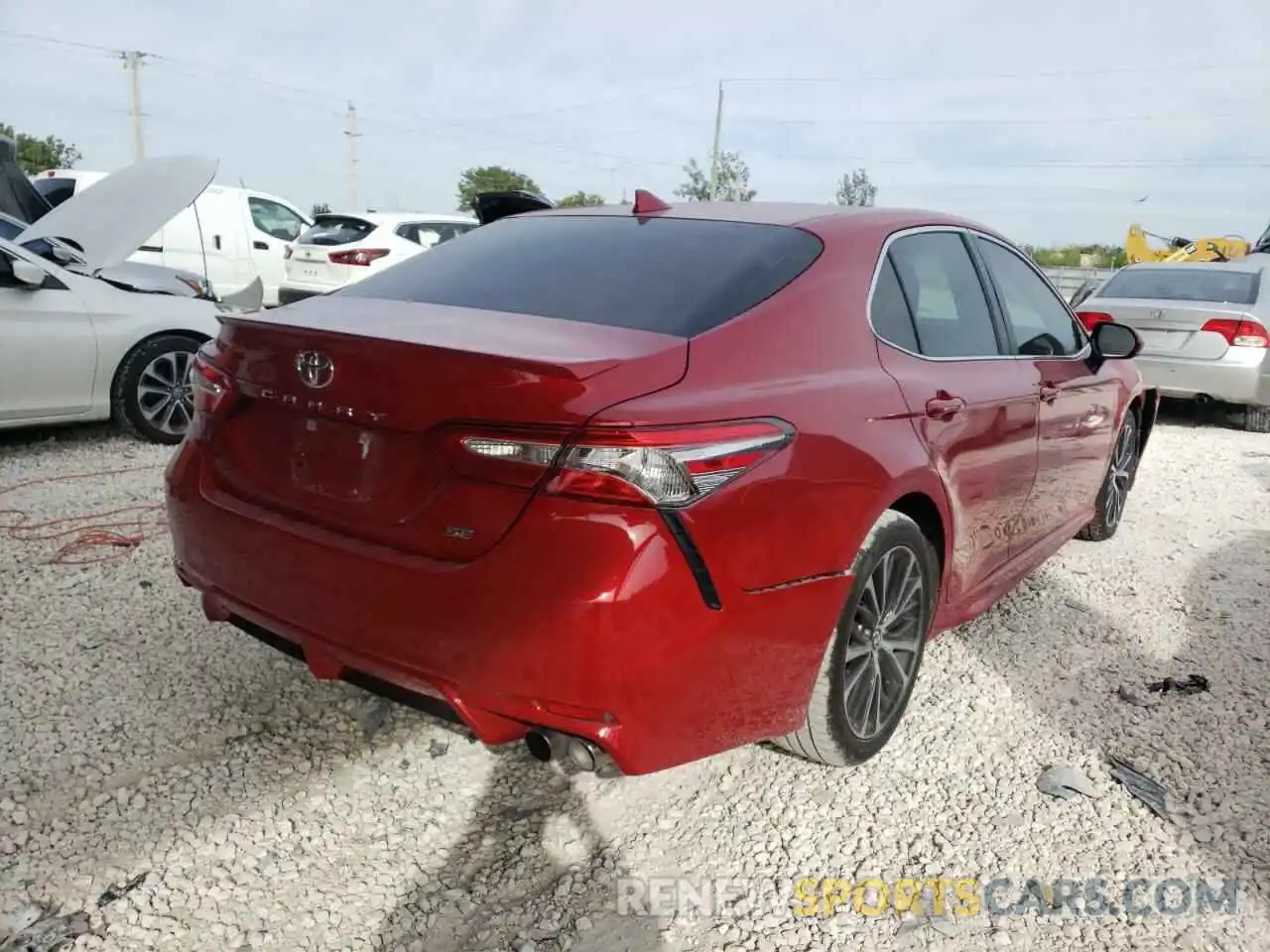 4 Фотография поврежденного автомобиля 4T1B11HKXKU262052 TOYOTA CAMRY 2019