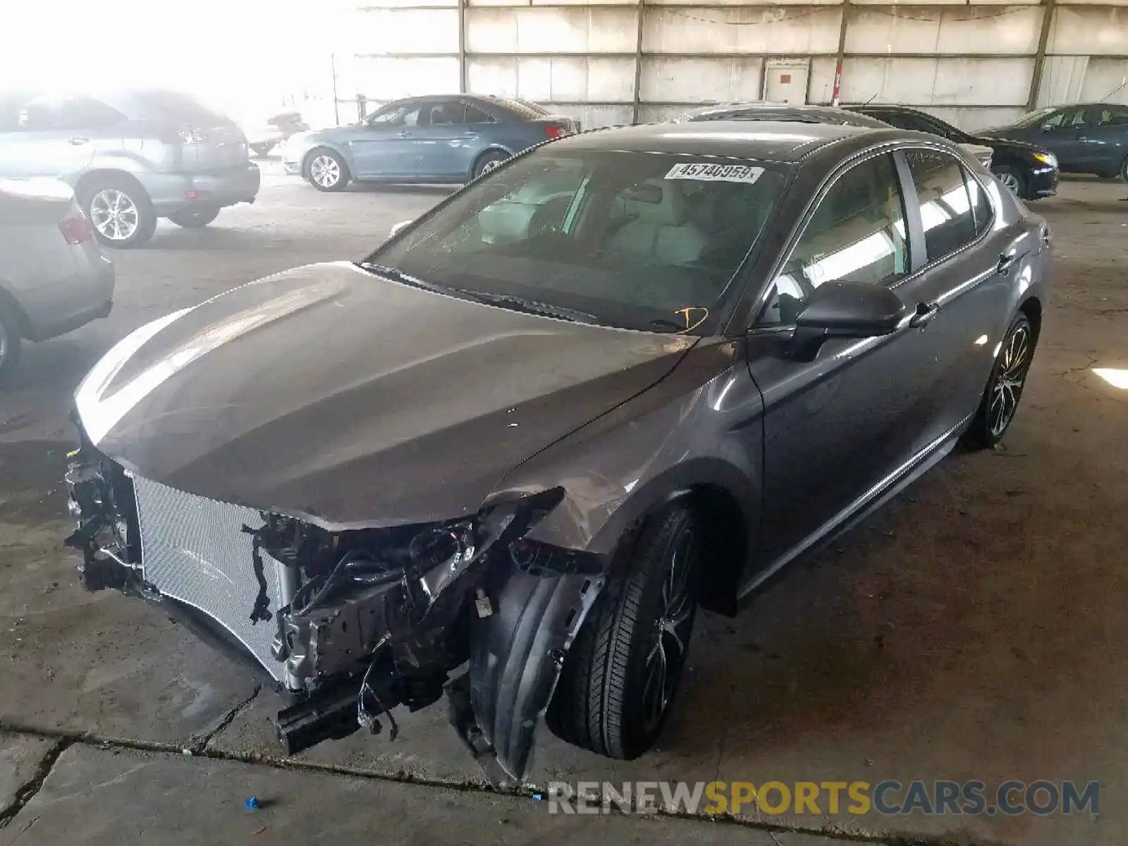 2 Photograph of a damaged car 4T1B11HKXKU262729 TOYOTA CAMRY 2019