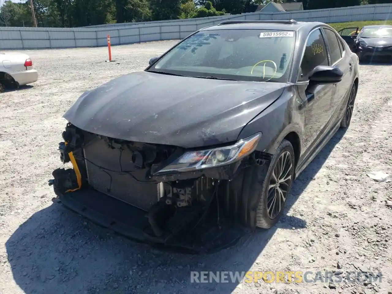 2 Photograph of a damaged car 4T1B11HKXKU264982 TOYOTA CAMRY 2019