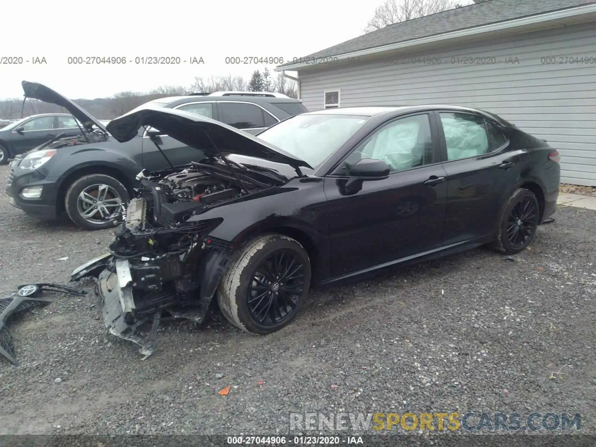 2 Photograph of a damaged car 4T1B11HKXKU265517 TOYOTA CAMRY 2019