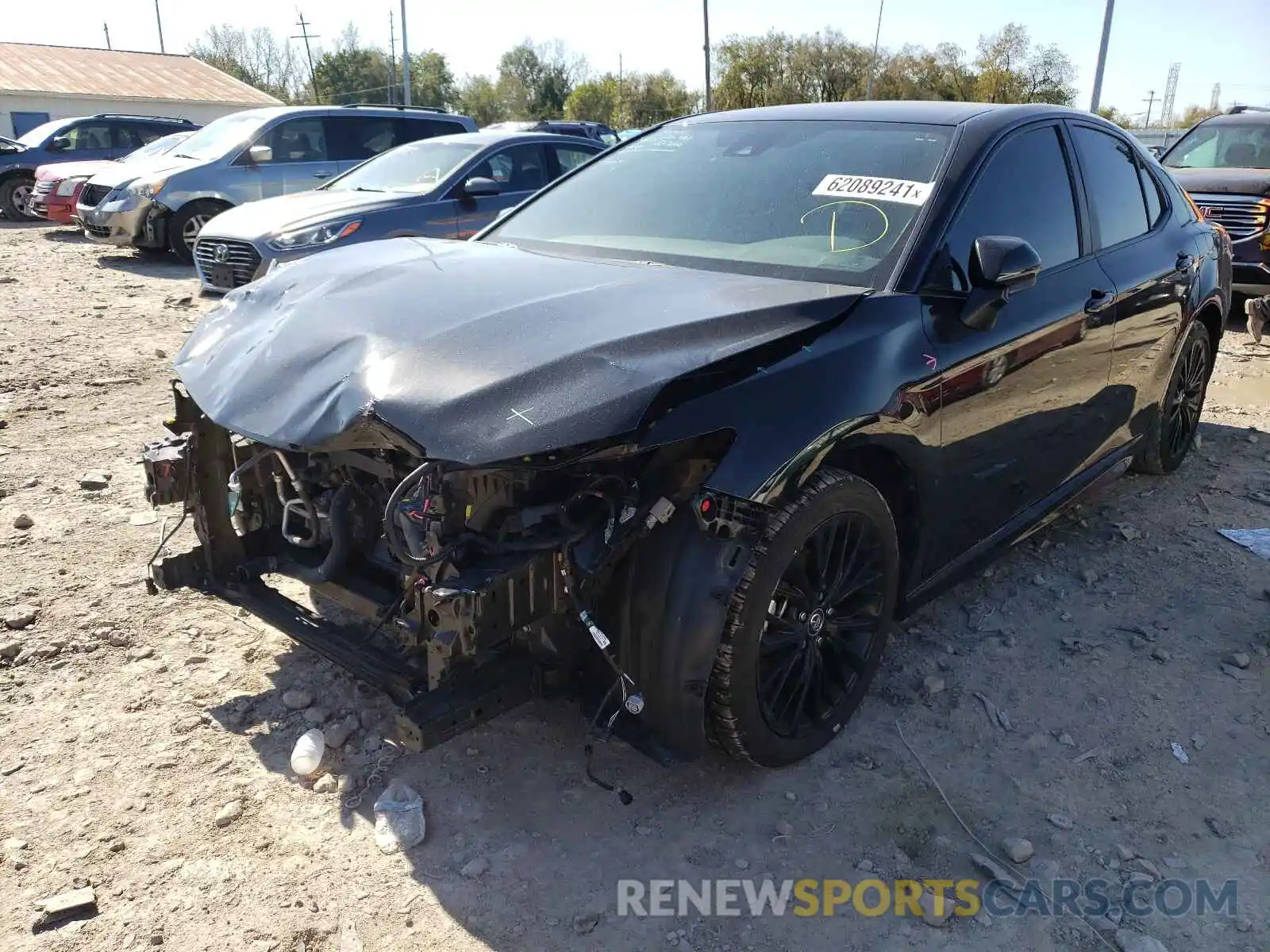 2 Photograph of a damaged car 4T1B11HKXKU265601 TOYOTA CAMRY 2019