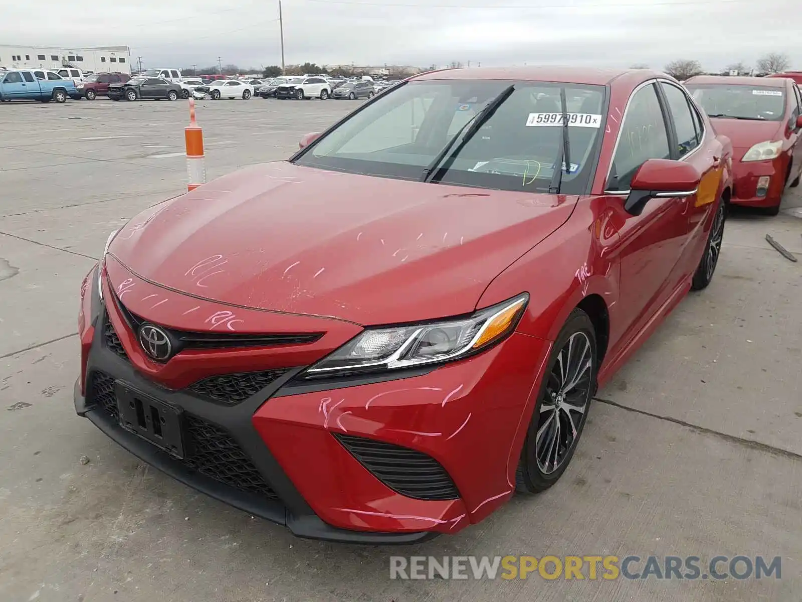 2 Photograph of a damaged car 4T1B11HKXKU267123 TOYOTA CAMRY 2019