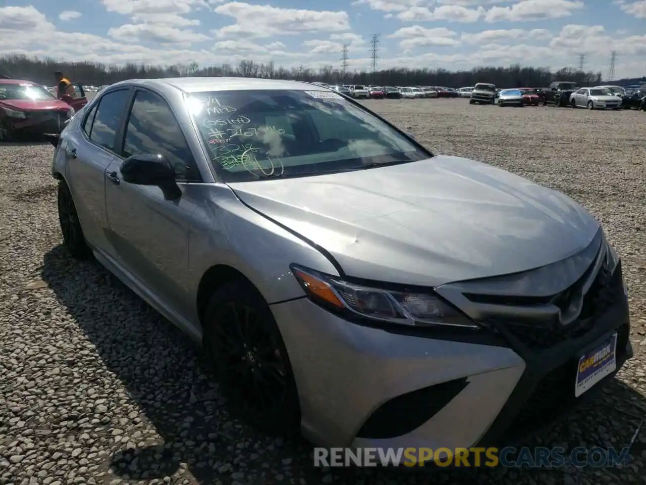 1 Photograph of a damaged car 4T1B11HKXKU267946 TOYOTA CAMRY 2019