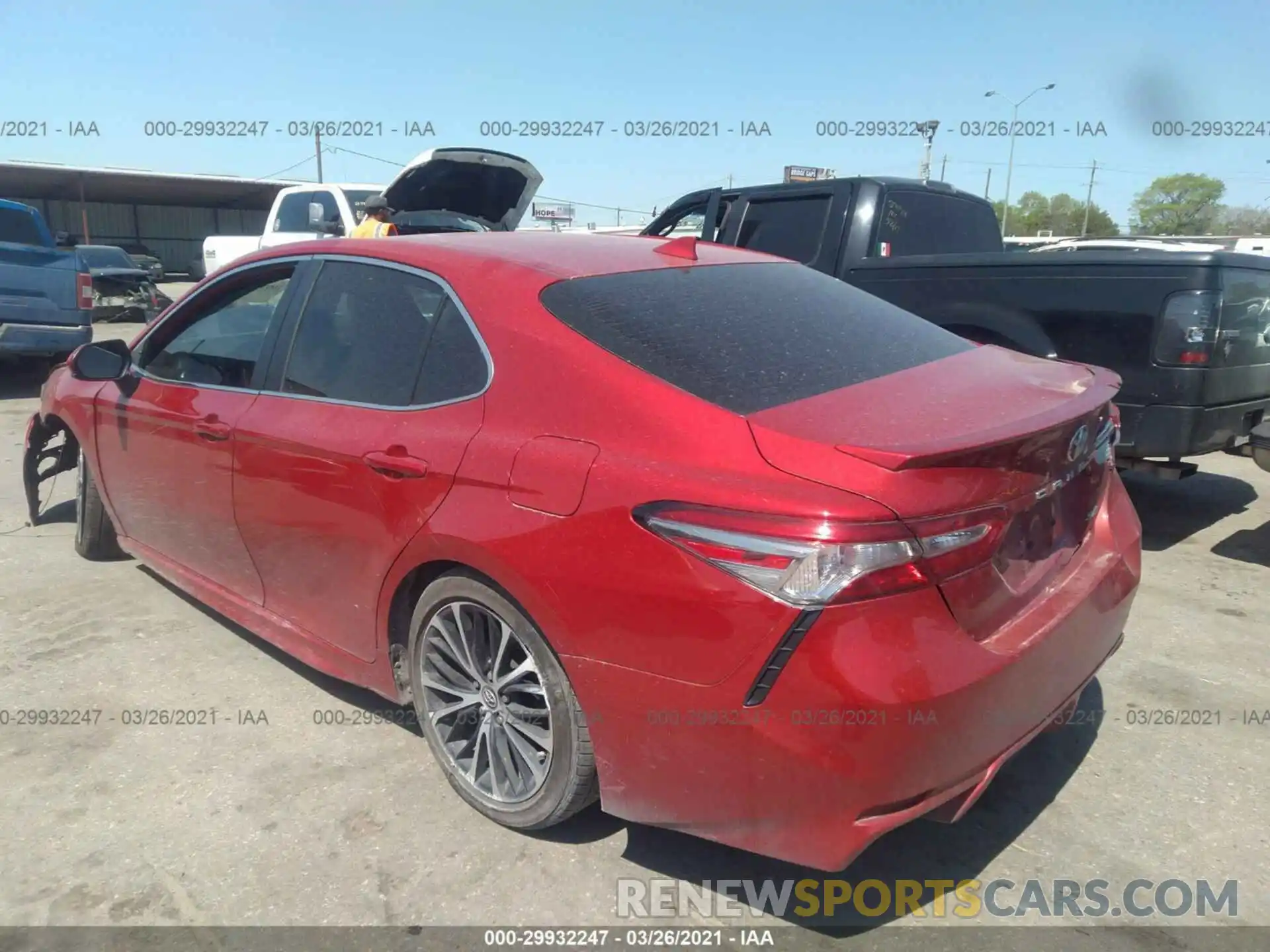 3 Photograph of a damaged car 4T1B11HKXKU267994 TOYOTA CAMRY 2019